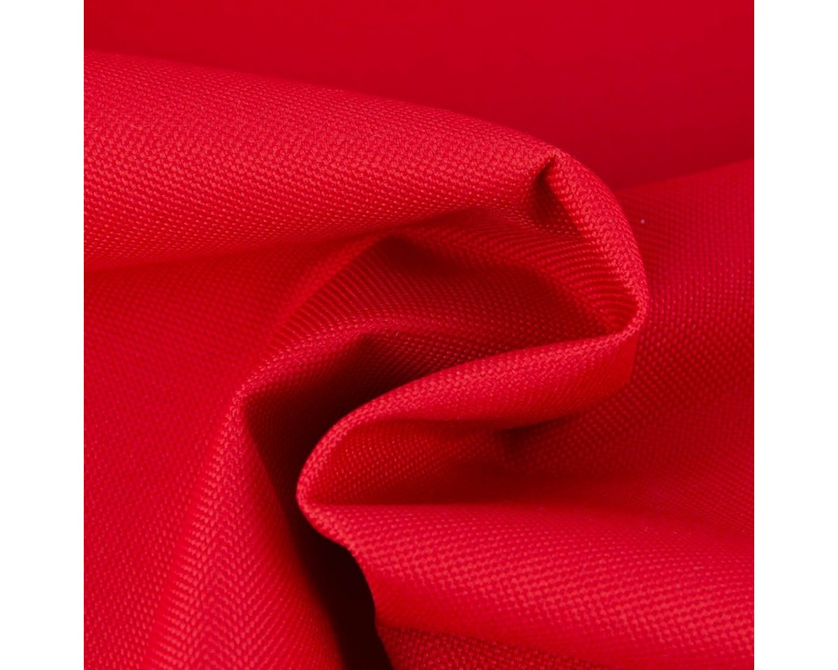 Thumbnail - SCHÖNER LEBEN. Stoff Polyester Stoff Meterware PVC Coating wasserabweisend rot 1,5m Breite