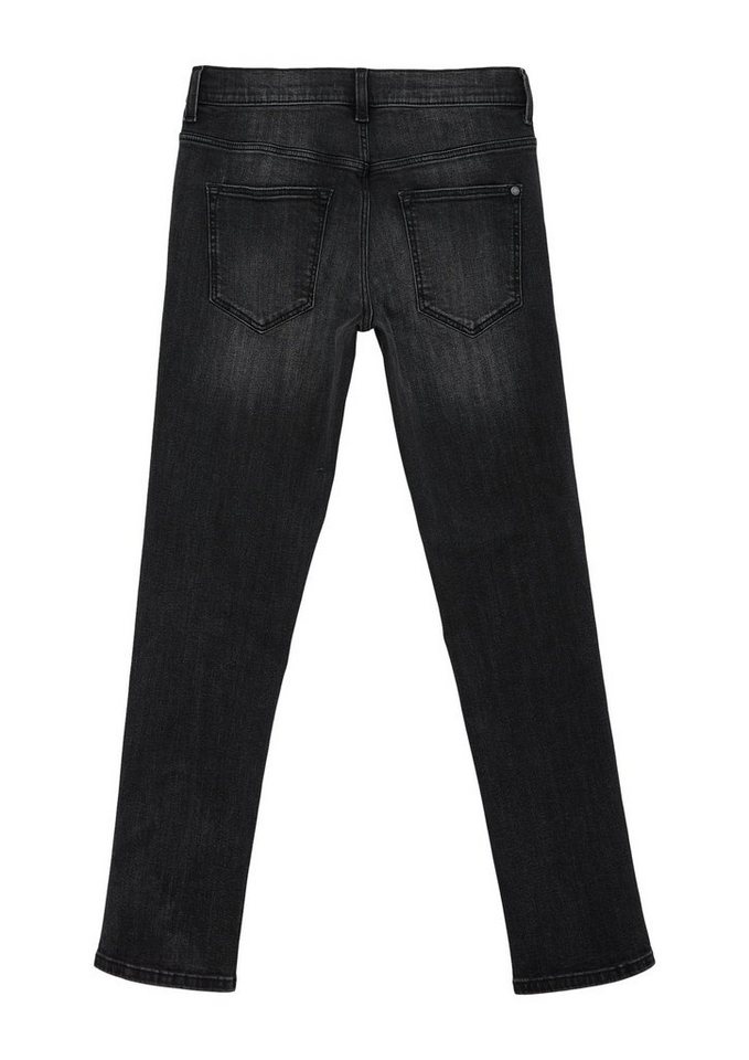 Junior Regular-fit-Jeans mit sich Lässt problemlos kombinieren im Oberteil jedem s.Oliver 5-Pocket-Stil,