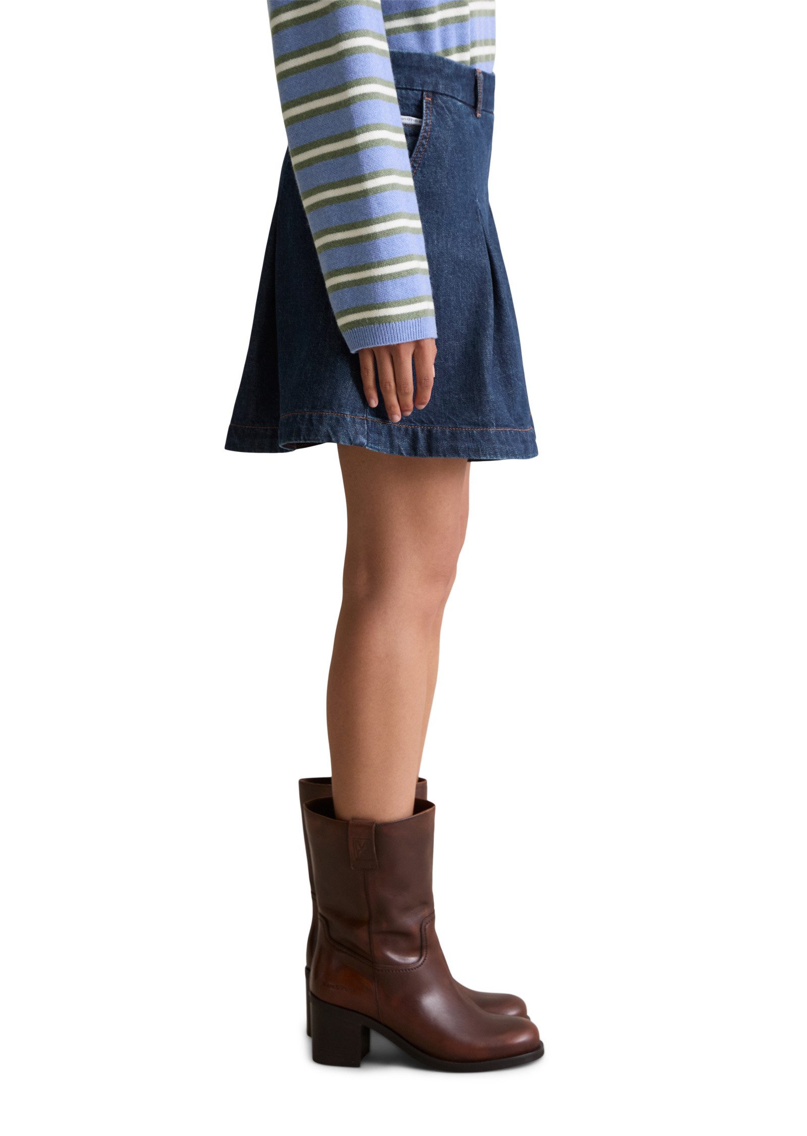 Marc O'Polo DENIM Jeansrock aus Rigid Denim günstig online kaufen