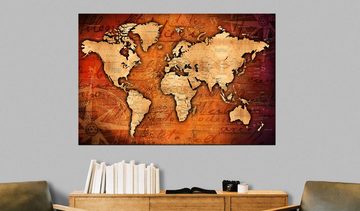 Artgeist Pinnwand Amber World [Cork Map]