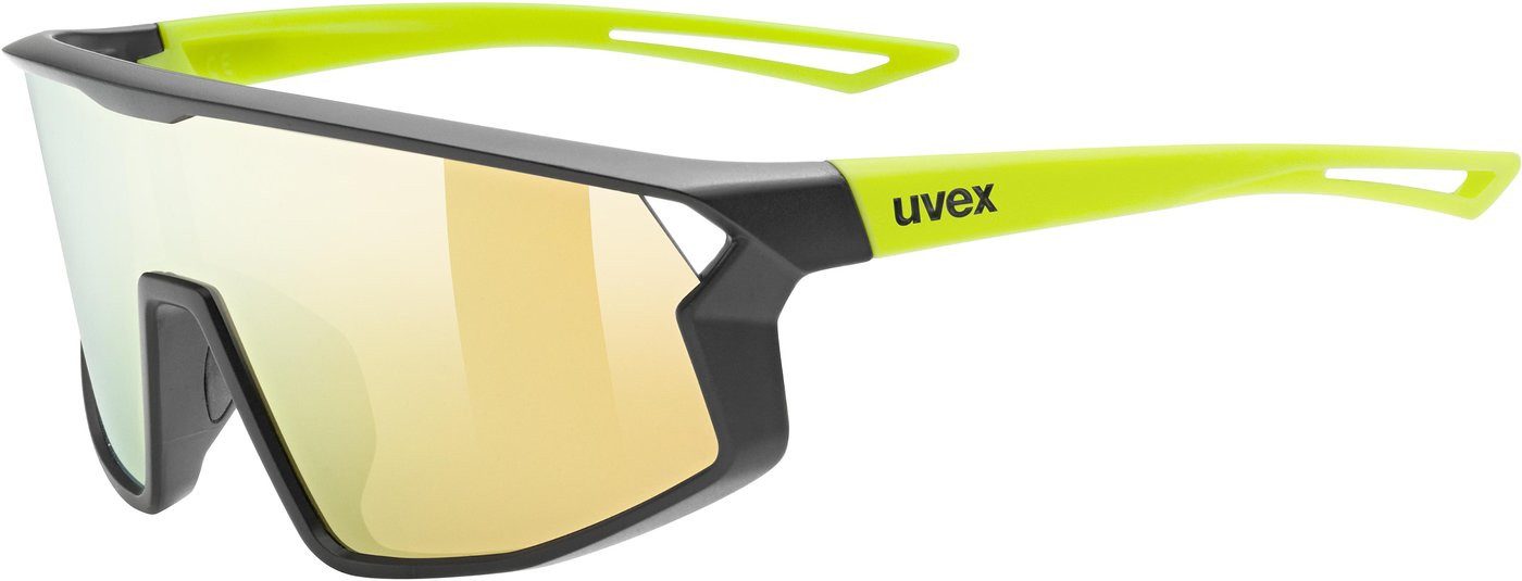 Uvex Sonnenbrille uvex skyryse jr. black-yellow matt