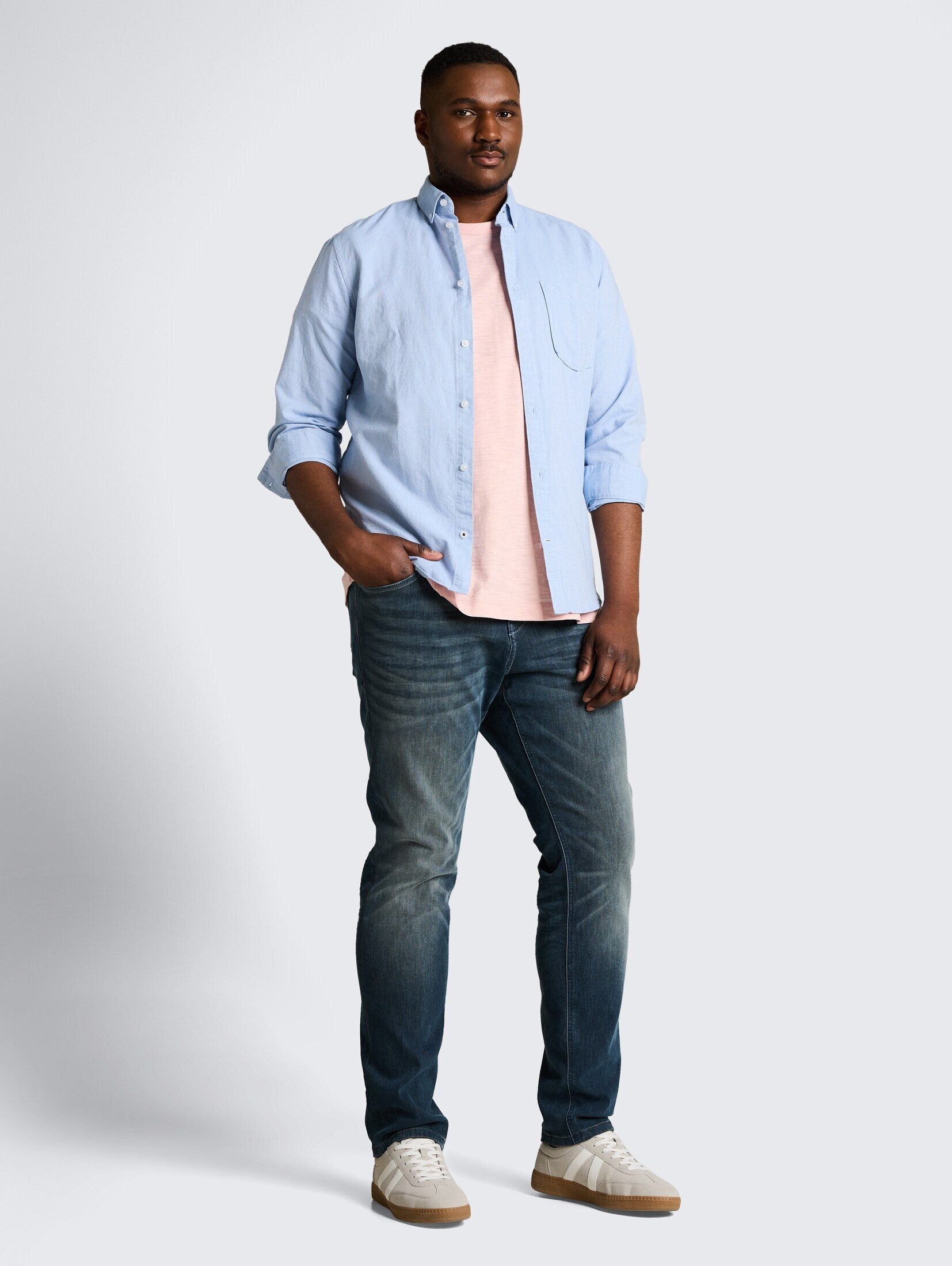 TOM TAILOR PLUS Regular-fit-Jeans Jeanshosen Plus Size - TTPLUS REGULAR Jea günstig online kaufen