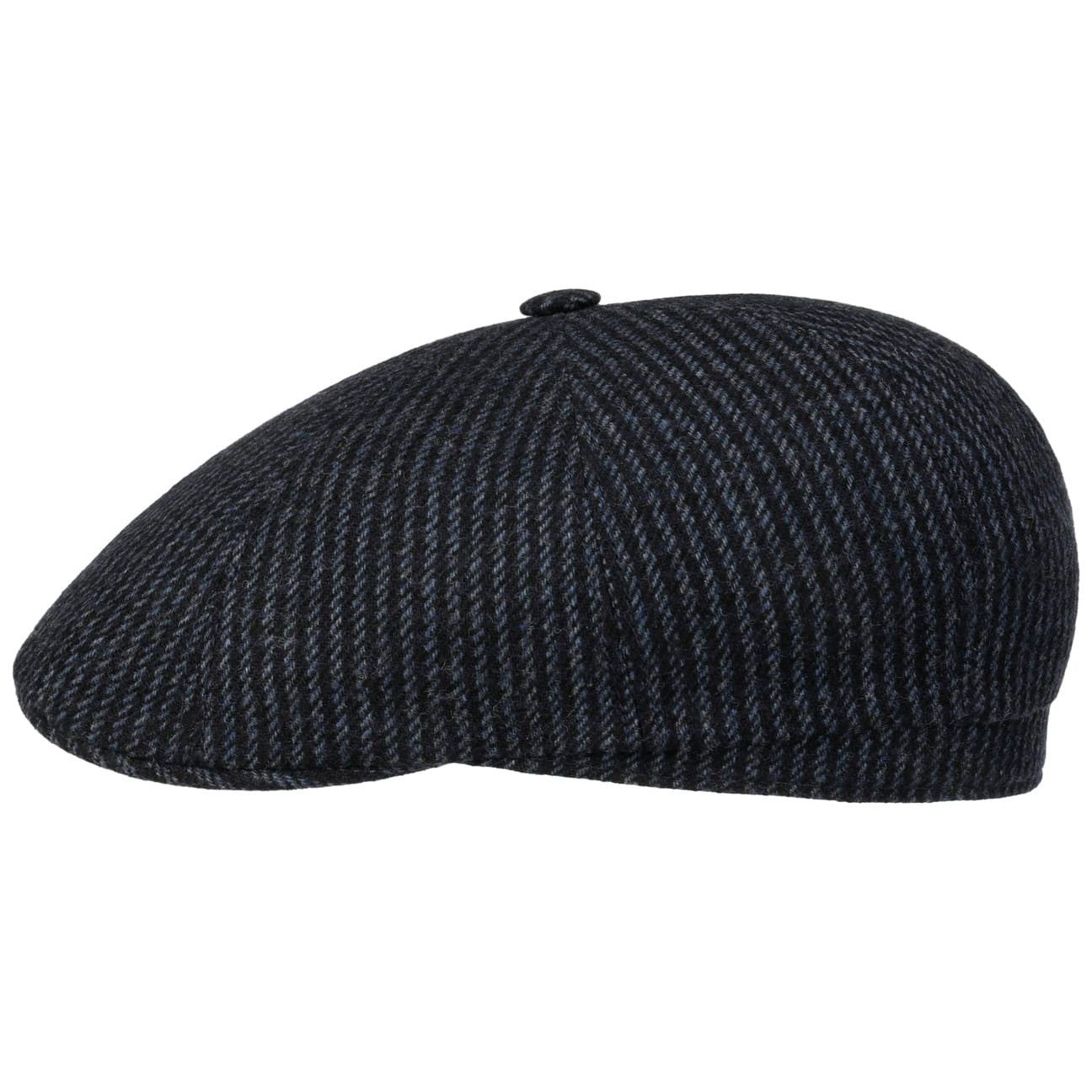 Stetson Flat Cap (1-St) Schirmmütze mit Schirm, Made in Germany