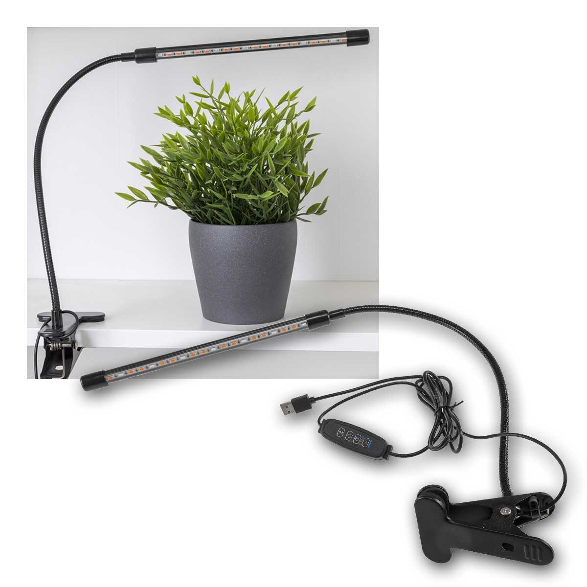 ChiliTec Pflanzenlampe LED Pflanzenlampe "CT-PFL" Rot+Blau 1-fach, blau,rot