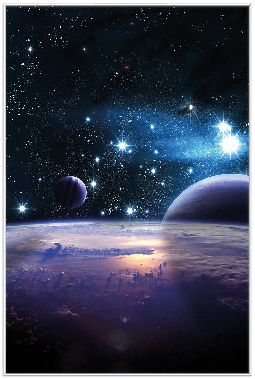 Wallario Poster, Planeten im Weltall, in verschiedenen Ausführungen