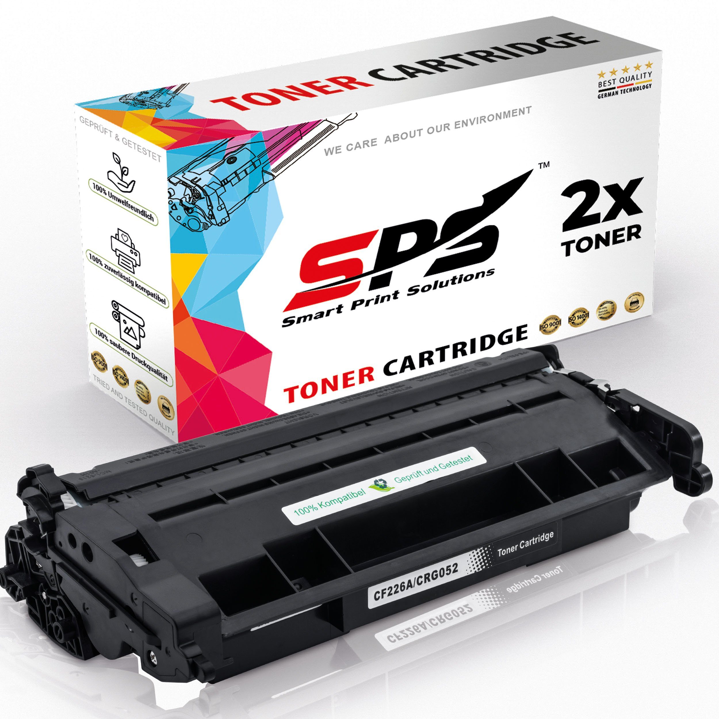 SPS Tonerkartusche Kompatibel für Pro M402D HP CF226A, (2er 26A Laserjet Pack)