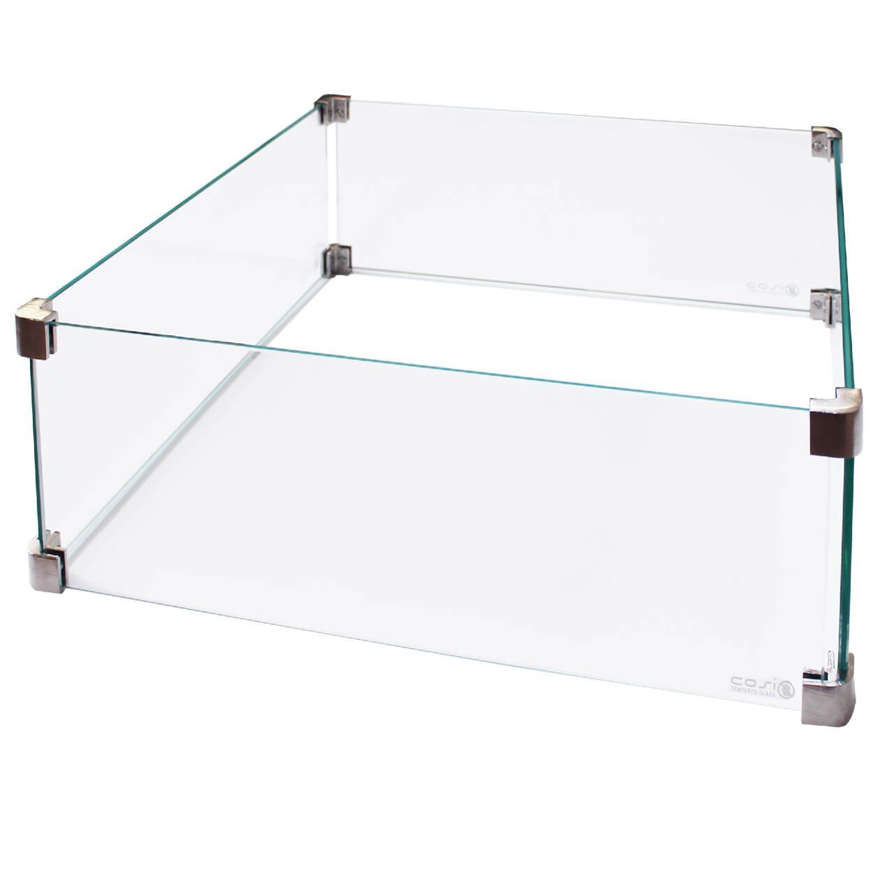 COSI Feuertisch Cosi Glasaufsatz 50x50 cm, Zubehör für Cosiloft