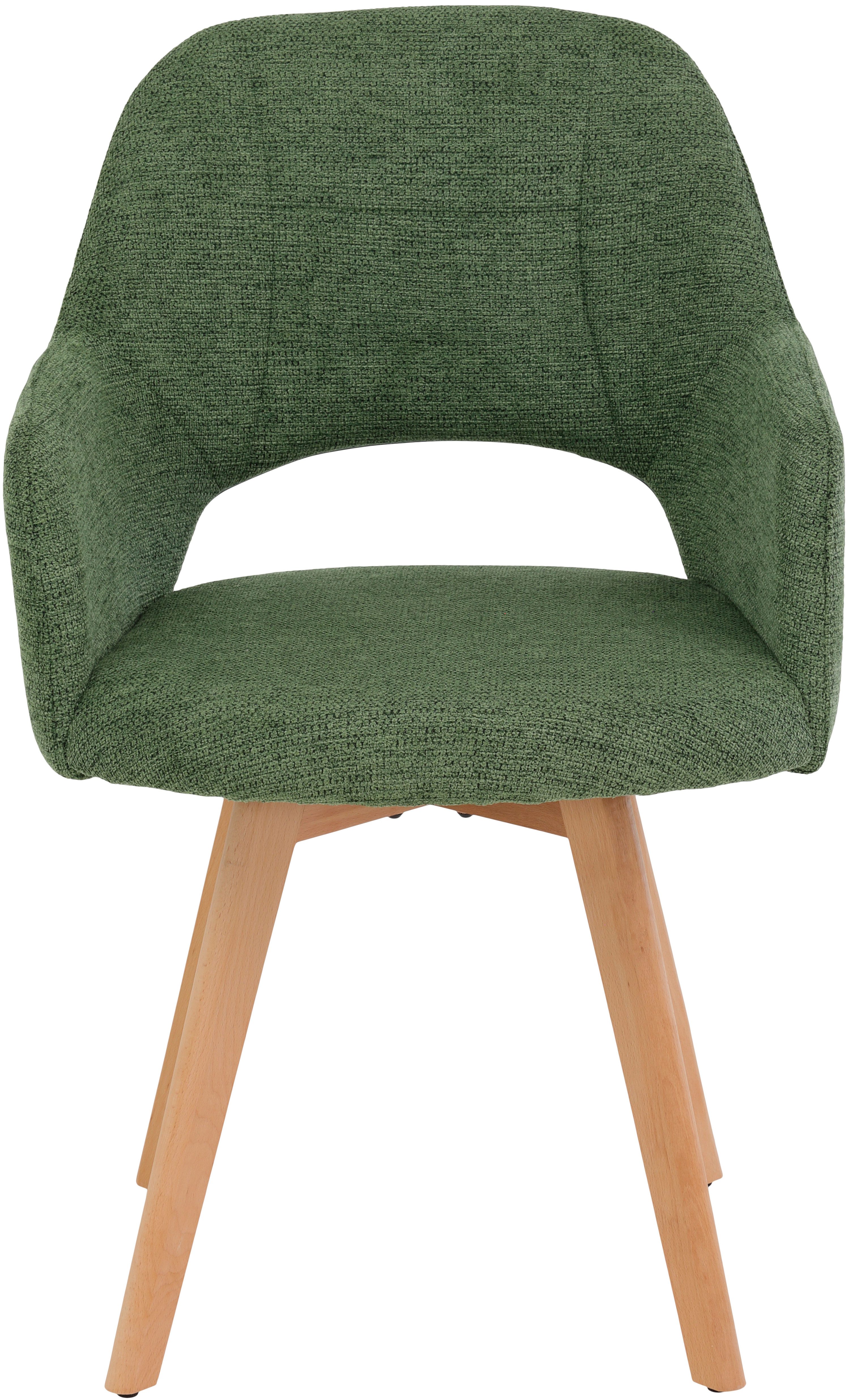 HELA Armlehnstuhl SOFIA Armlehnenstuhl mit Massivholzgestell, Bezug Webstof günstig online kaufen