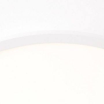 Brilliant Deckenleuchte Buffi, Warmweiß, Lampe, Buffi LED Deckenaufbau-Paneel 25cm sand/weiß/warmweiß, Metall/K
