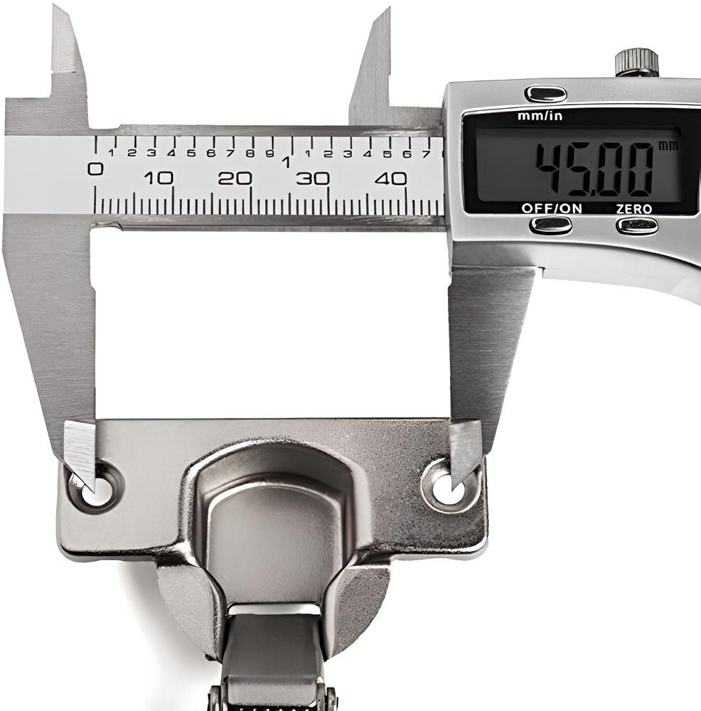 Salice Möbelbeschlag 2 Stück Salice Topfband Serie 200 S200 110° Bohrbild T45 Nic (2 St), Bohrbild T45 Nickel matt MPL Linear H3 Schrankscharnier