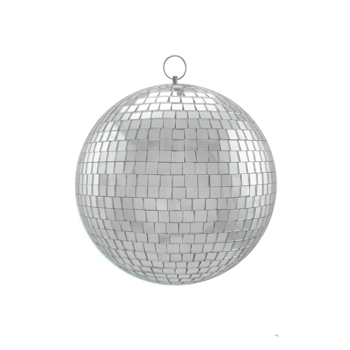 SATISFIRE Discolicht Spiegelkugel 20cm silber Discokugel Party Disko 7x7mm Spiegel PREMIUM