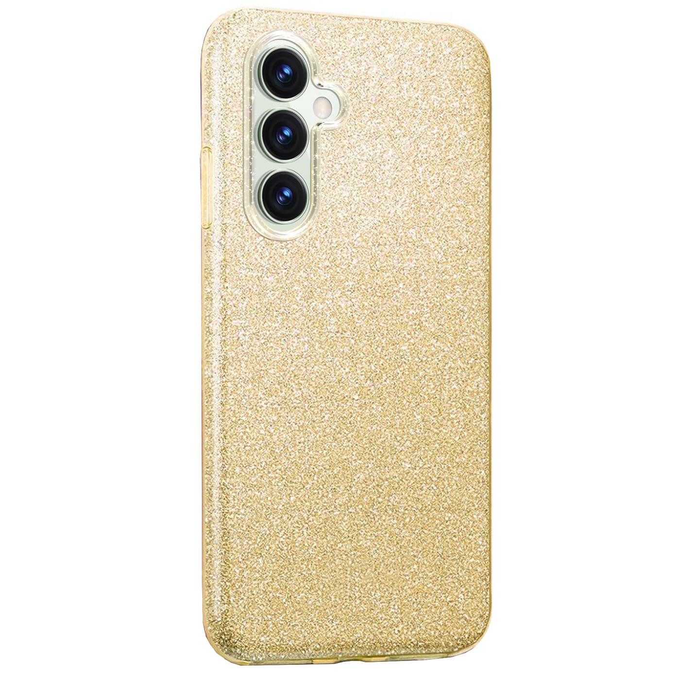 CoolGadget Handyhülle Glitzer Glamour Hülle für Samsung Galaxy S24 6,2 Zoll, Slim Case mit Glossy Effect Schutzhülle für Samsung S24 5G Hülle