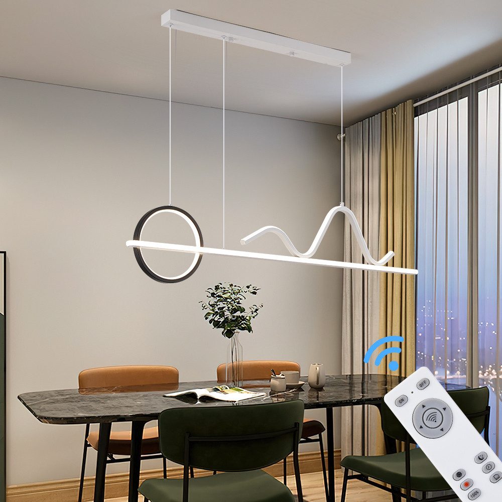 LED Pendelleuchte LED Pendelleuchte 2130 LED Hängelampe mit Fernbedienung