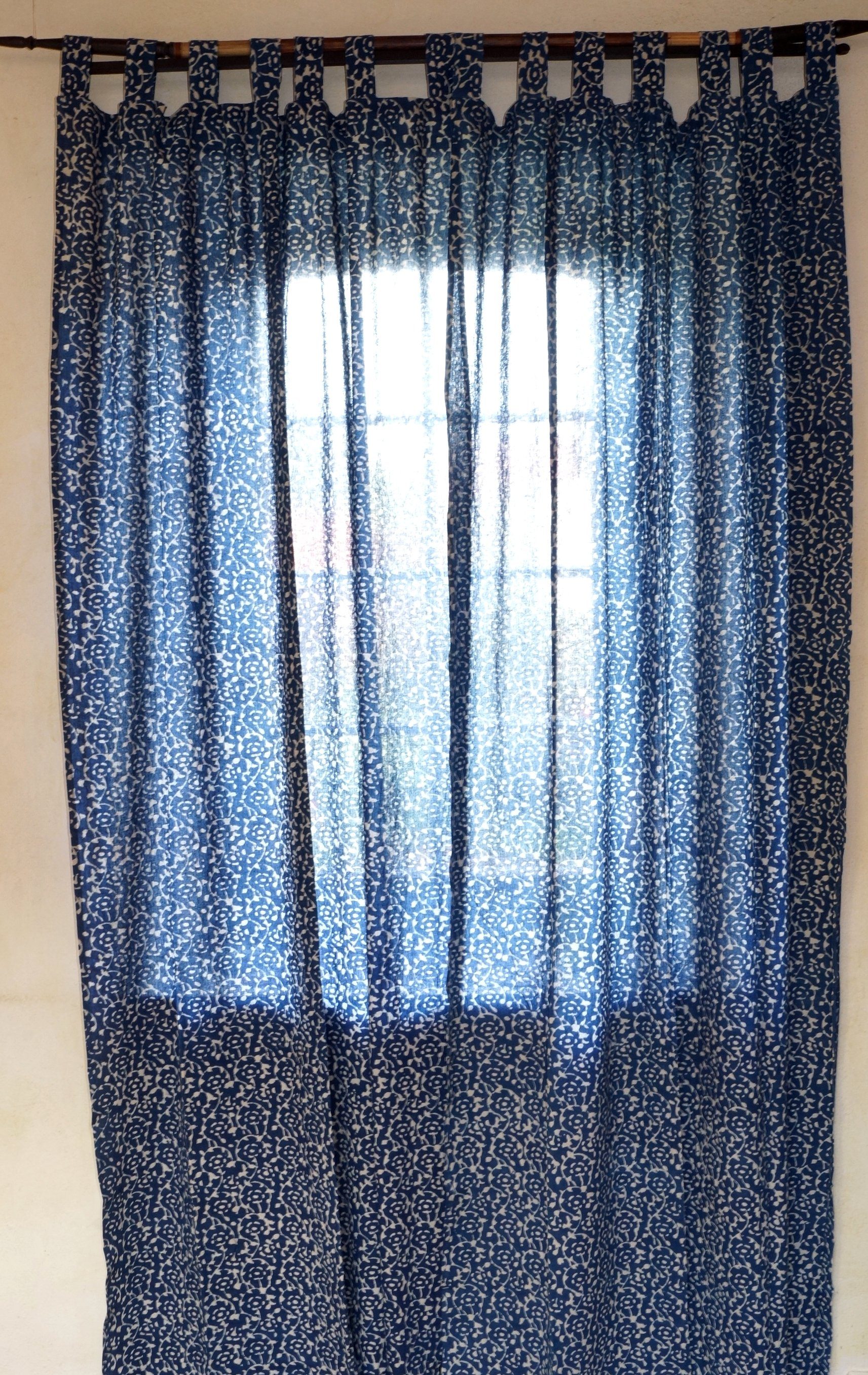 Vorhang Boho Vorhänge, Gardine (1 Paar) mit Schlaufen,..