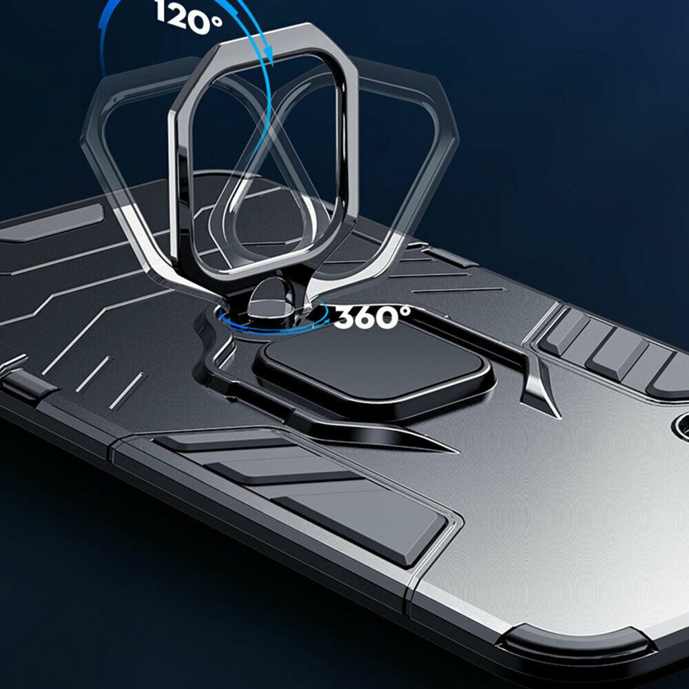 Wisam Smartphone-Hülle Wisam® Schutzhülle für Samsung Galaxy A12 6,5" Panzer Armor Case 16,51 cm (6,5 Zoll)