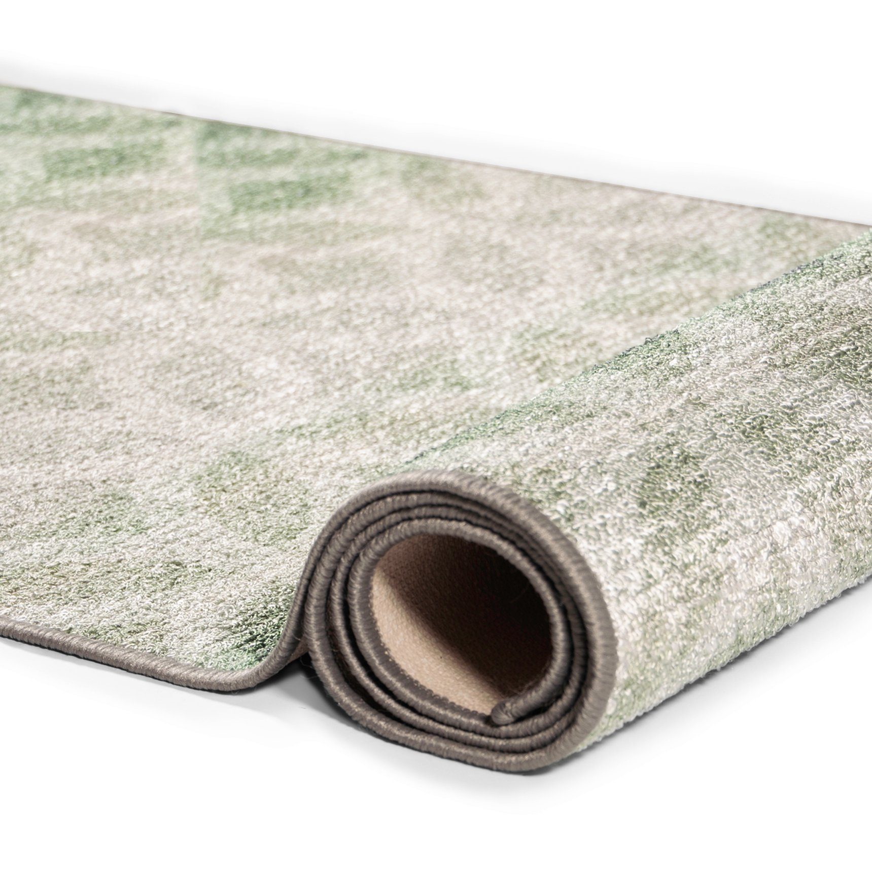 vier Karat, In Farben Grün erhältlich Moderner Murcia, Teppich Teppich-Läufer Wohnteppich,