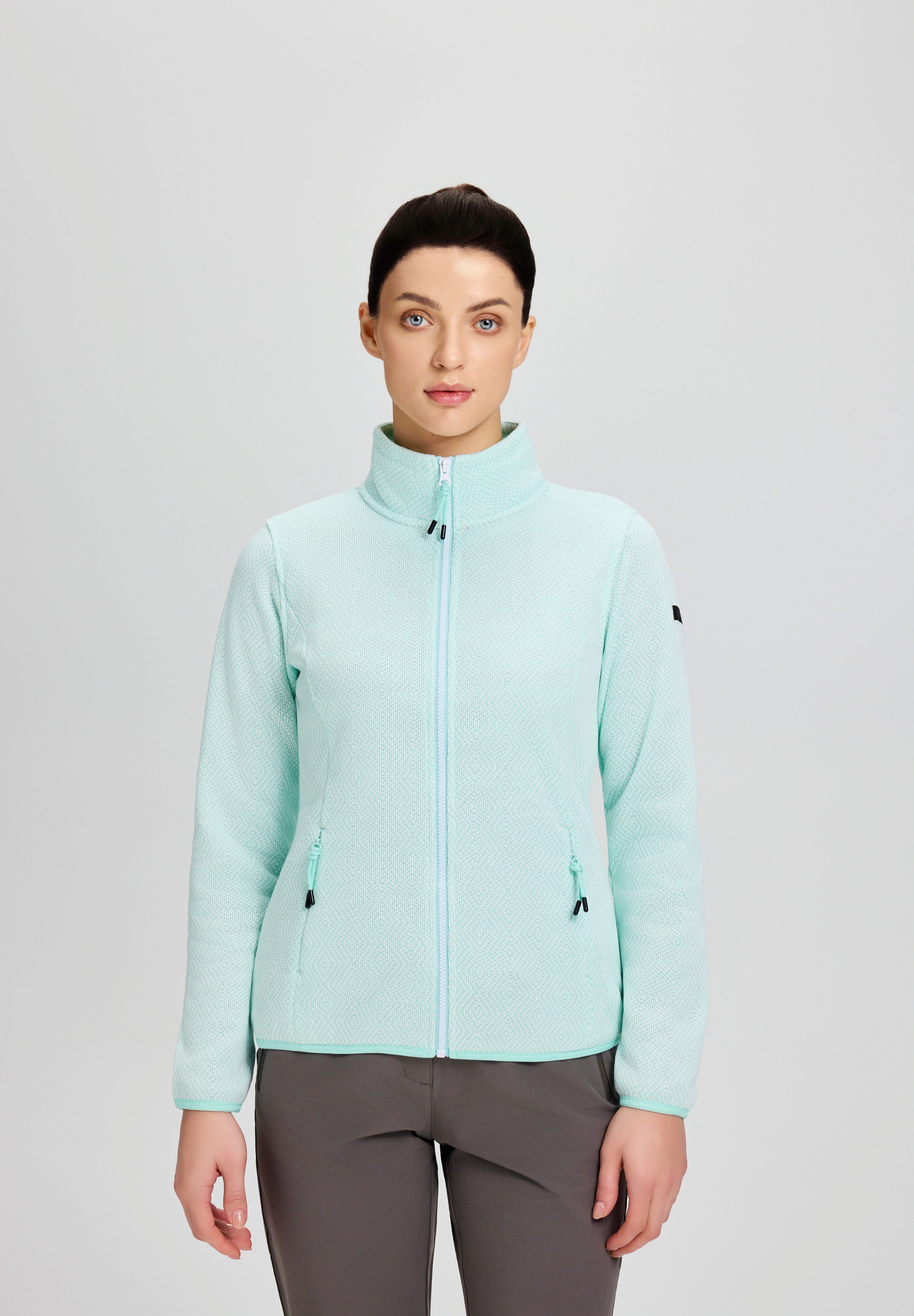 Icepeak Fleecejacke AIKES sportlicher Stil, für Sport- und Outdooraktivitäten