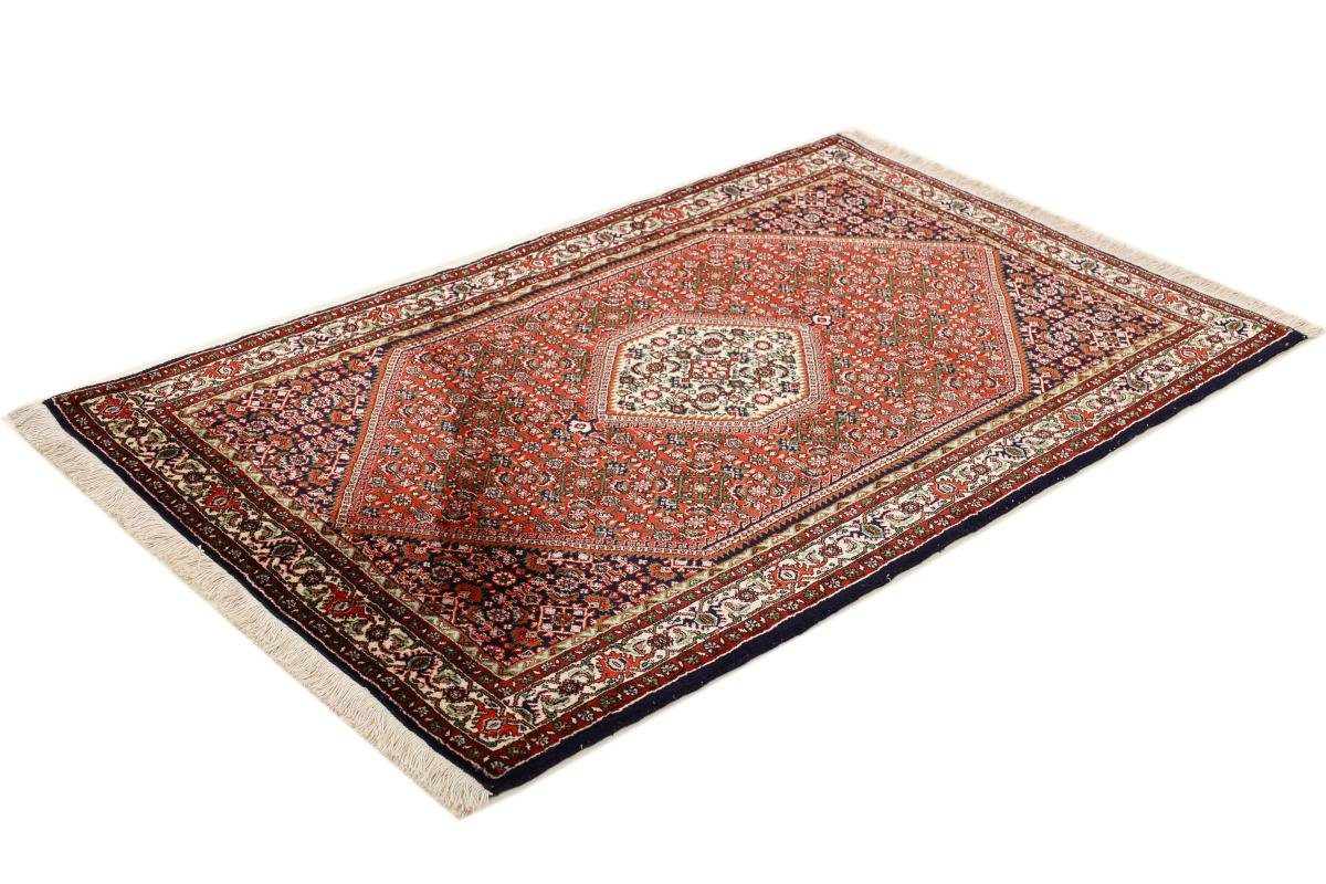 Perserteppich, Höhe: / Handgeknüpfter Bidjar Orientteppich rechteckig, 95x150 mm Orientteppich Nain 15 Trading,