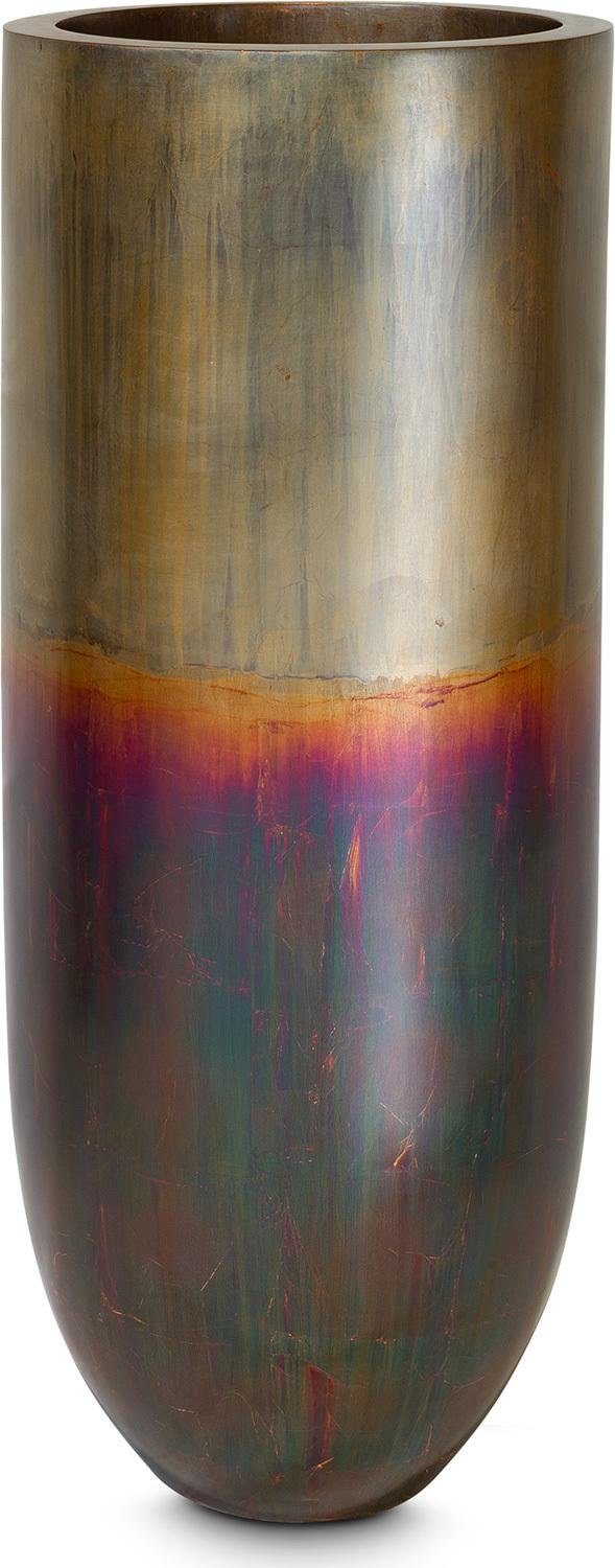 Bodenvase, cm, Pandora Pflanzkübel oxidiert Höhe 125 messing Ø ami fleur cm, 50