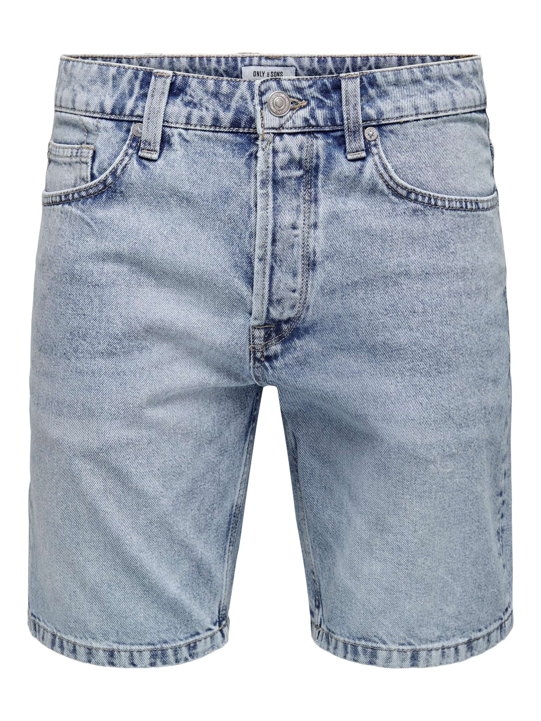 ONLY (1-tlg) SONS Jeansshorts Edge &