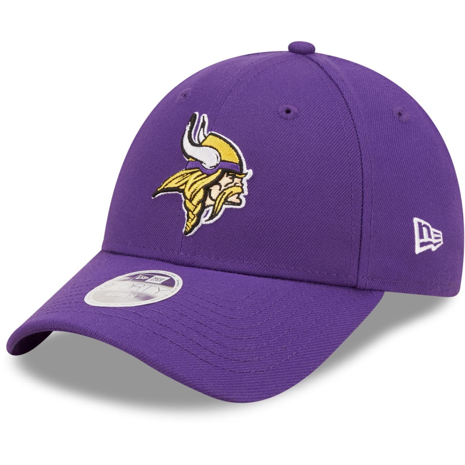 New Era 9Forty – Berretto Snapback Regolabile Unisex, Motivo Minnesota Vikings, Colore Nero, 100% Cotone, Visiera Curva, Taglia Unica