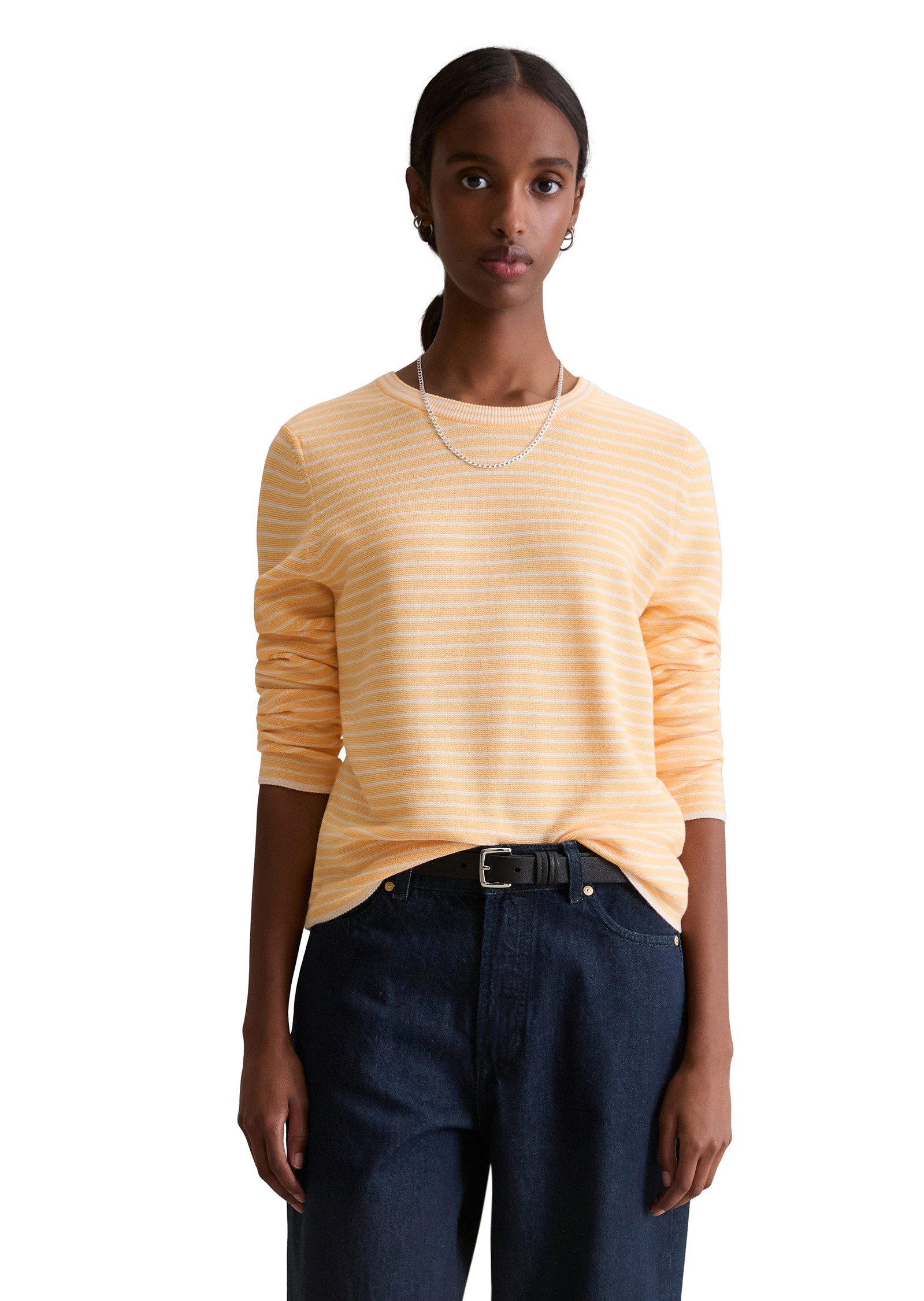 Marc O'Polo DENIM Strickpullover aus Compact Cotton