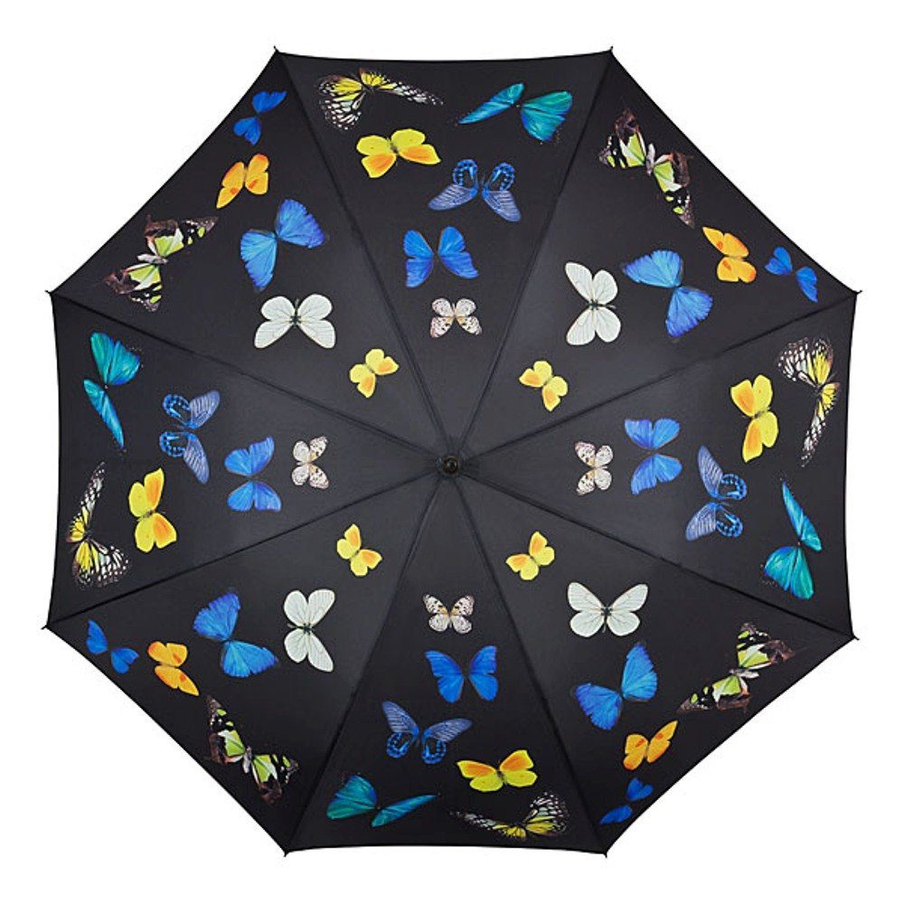 Regenschirm Stockschirm Automatik UV Schutz Butterfly Motiv Schmetterlingstanz 