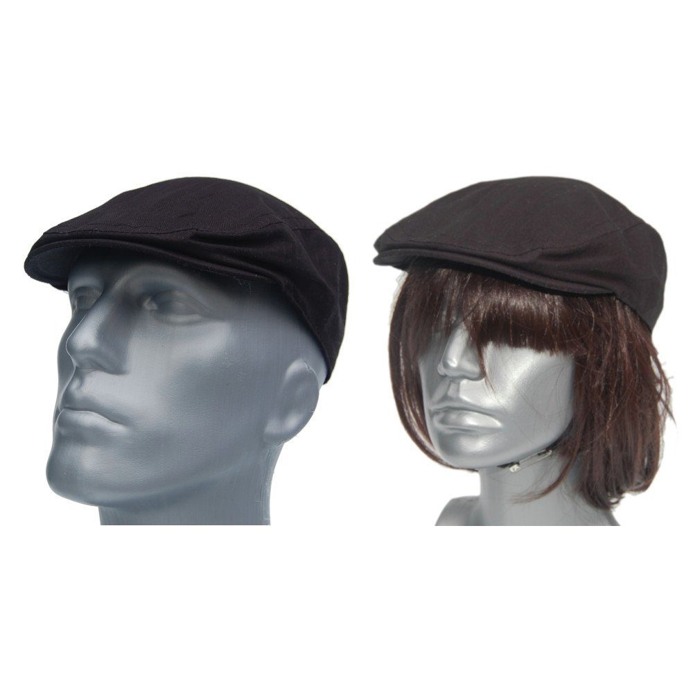 Cool4 Schiebermütze Gatsby Flatcap Unisex Leinen UV-Schutz
