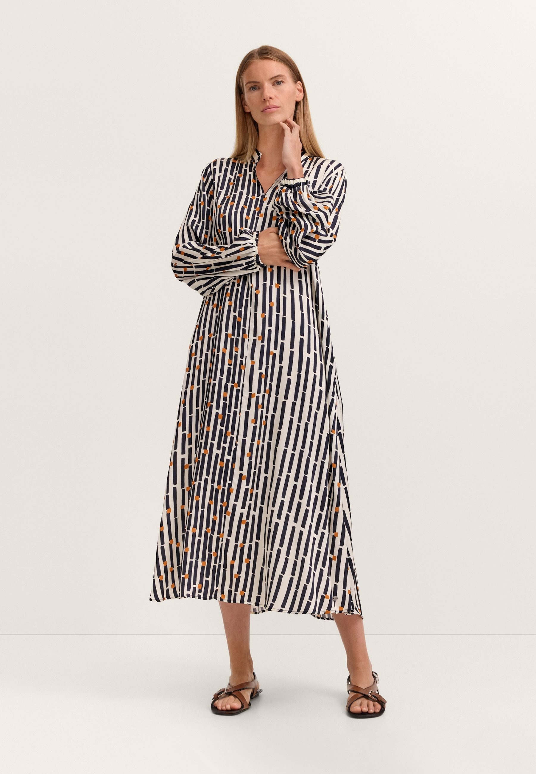 bugatti Blusenkleid Modern Fit mit Print