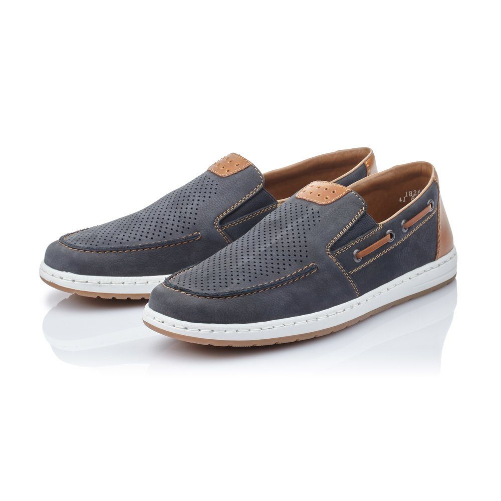 Rieker Rieker Herren Slipper / Mokassin 18266-14 ozean blau Mokassin