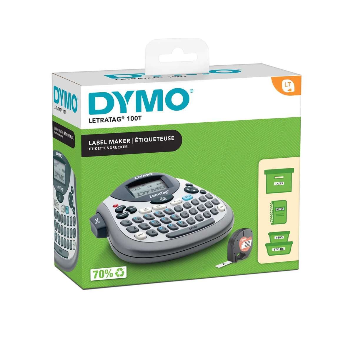 DYMO DYMO LetraTag LT-100T Tischgerät QWERTY-Tastatur Etikettendrucker
