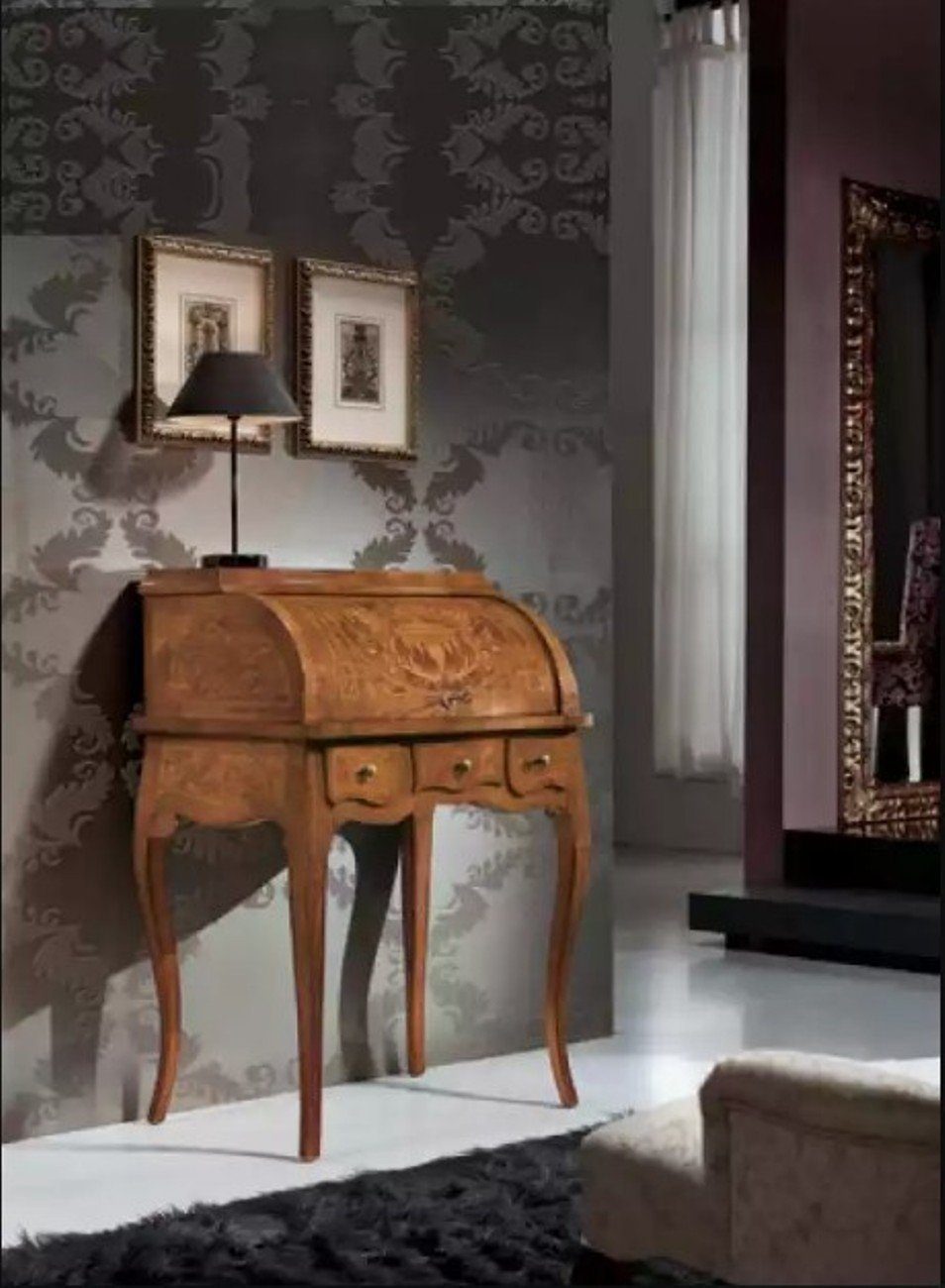 Sekretär), Antik Kommode Neu 1x Sideboard Made Büro in (1 Möbel Luxus Schrank St., JVmoebel Europa Sekretär Stil Italienische