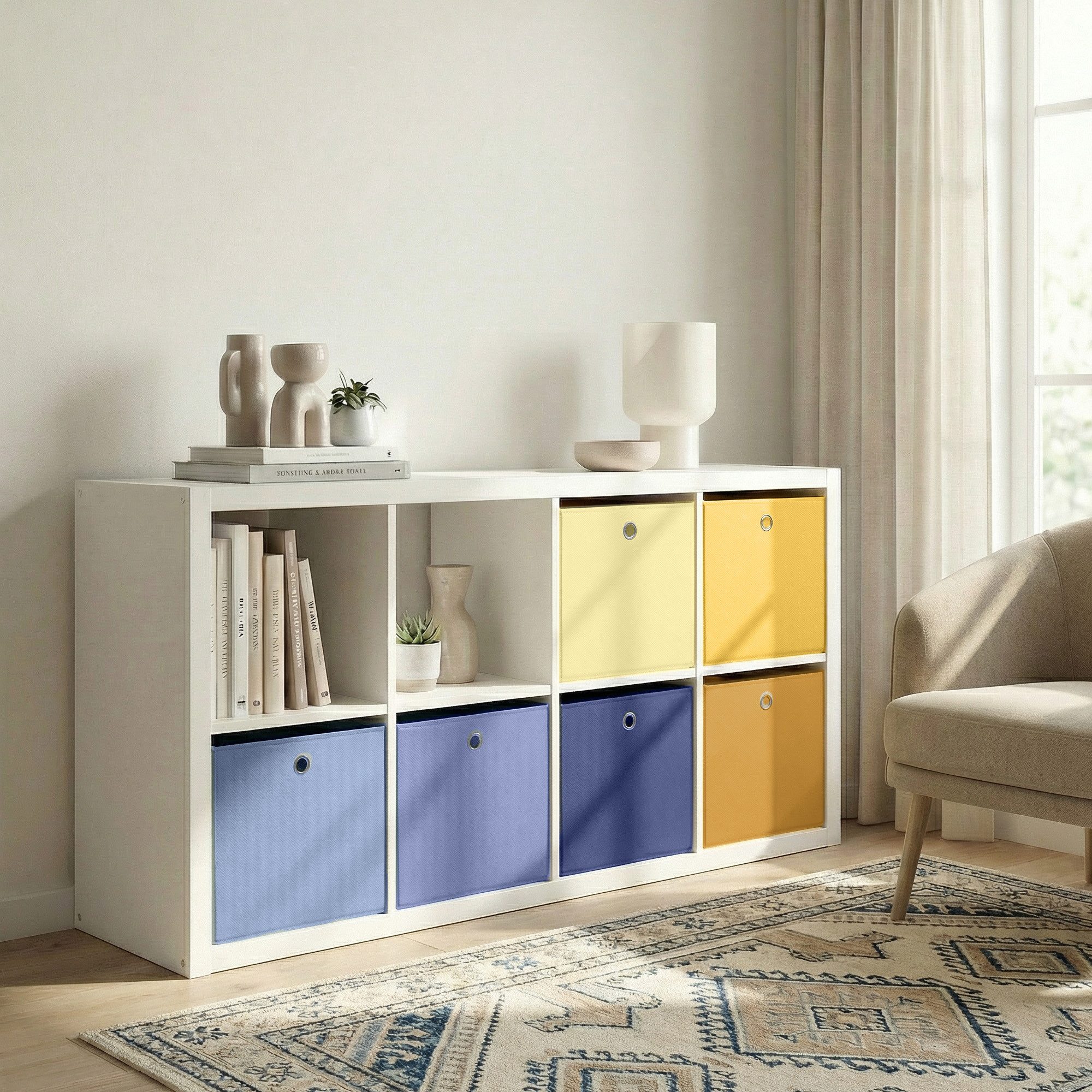 SONGMICS Aufbewahrungsbox, Ordnungsboxen, geruchsneutral, Faltbox, Stoffbox günstig online kaufen