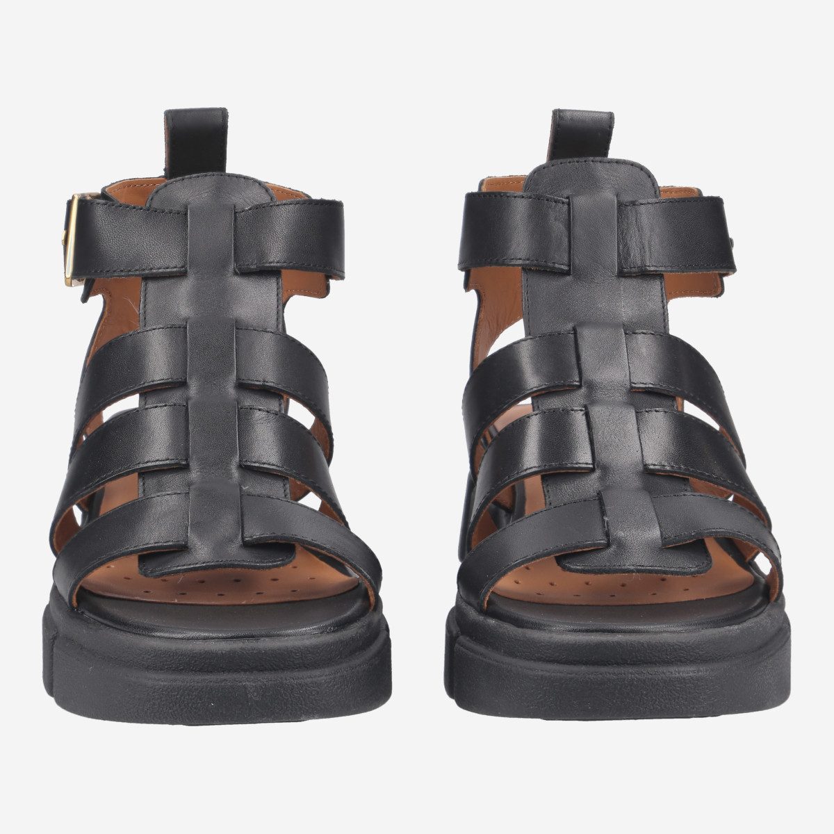 Geox GEOX LISBONA, Sandaletten, Schwarz, Damen Sandalette