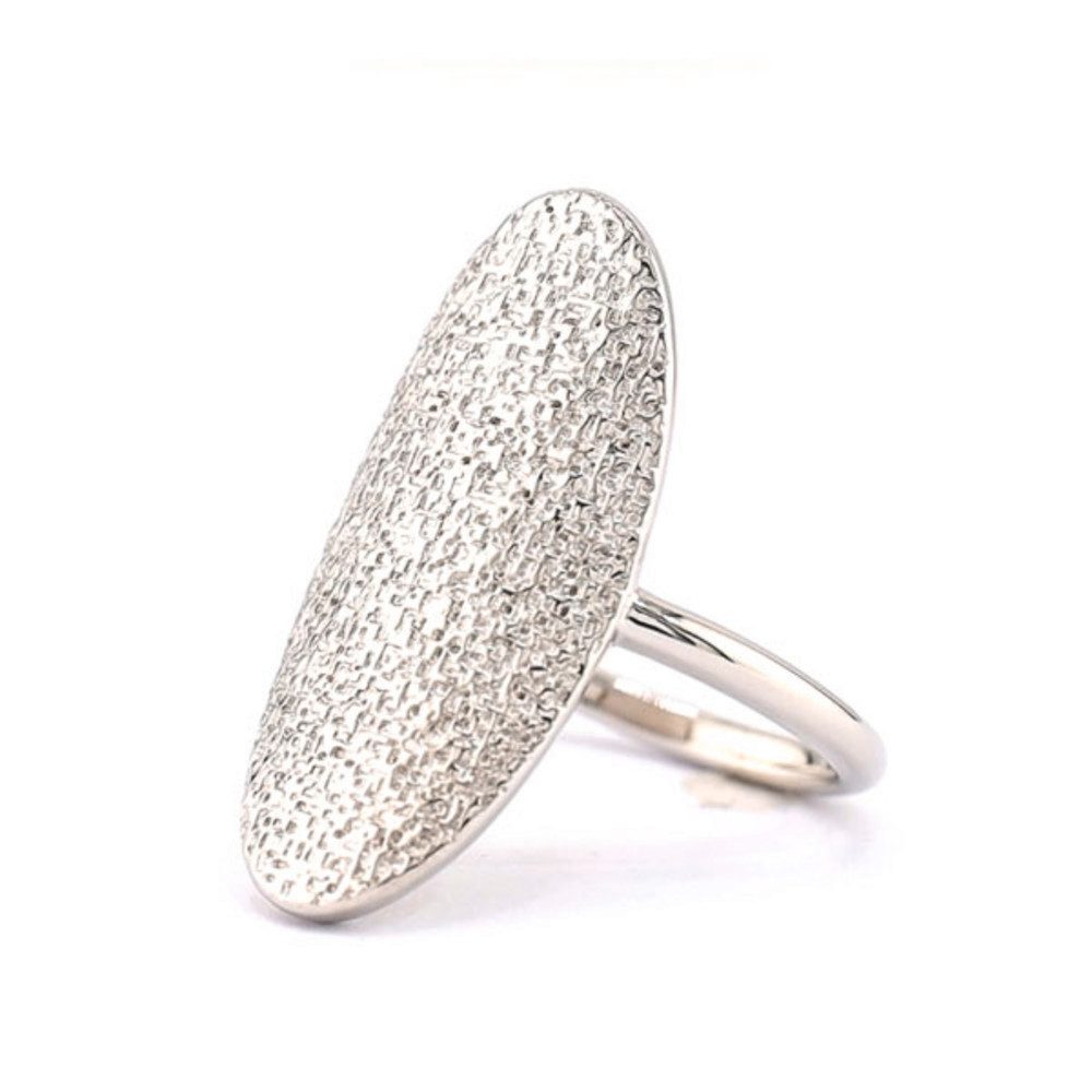 Cavill Silberring Cavill Ring aus 925er Sterlingsilber, platinierter Damenring oval (1-tlg)