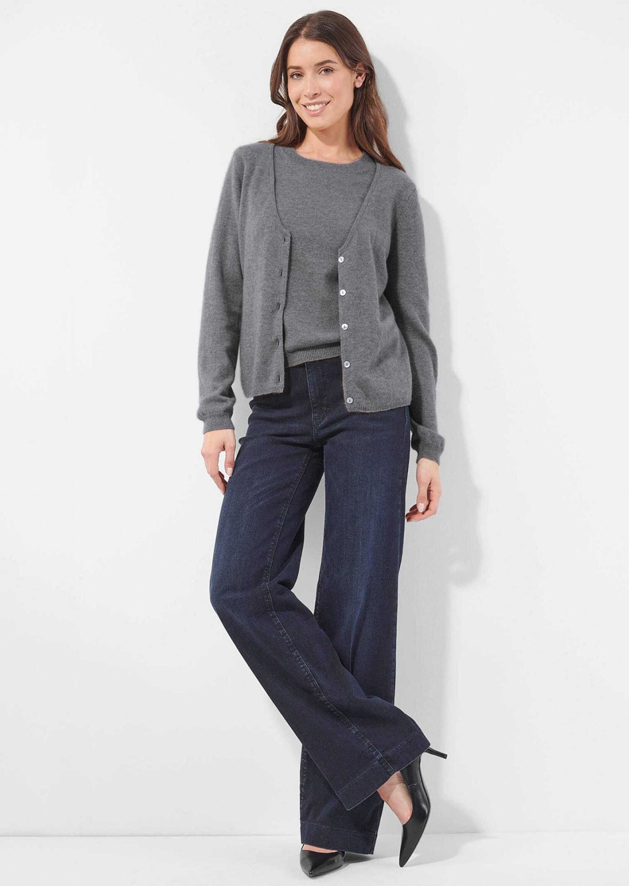 Alba Moda Strickpullover Strickjacke