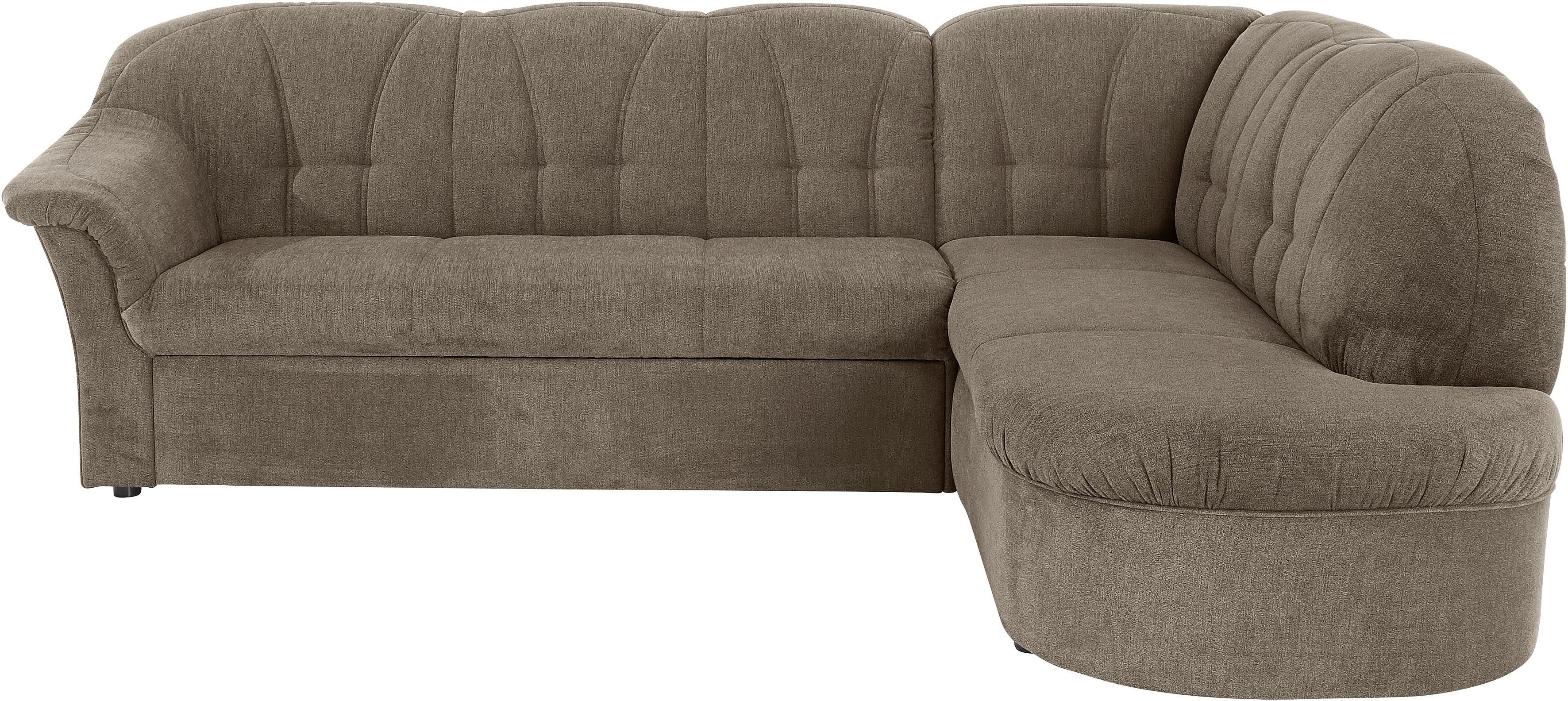 DOMO collection Ecksofa Pegnitz, elegante Rückensteppung, günstig online kaufen