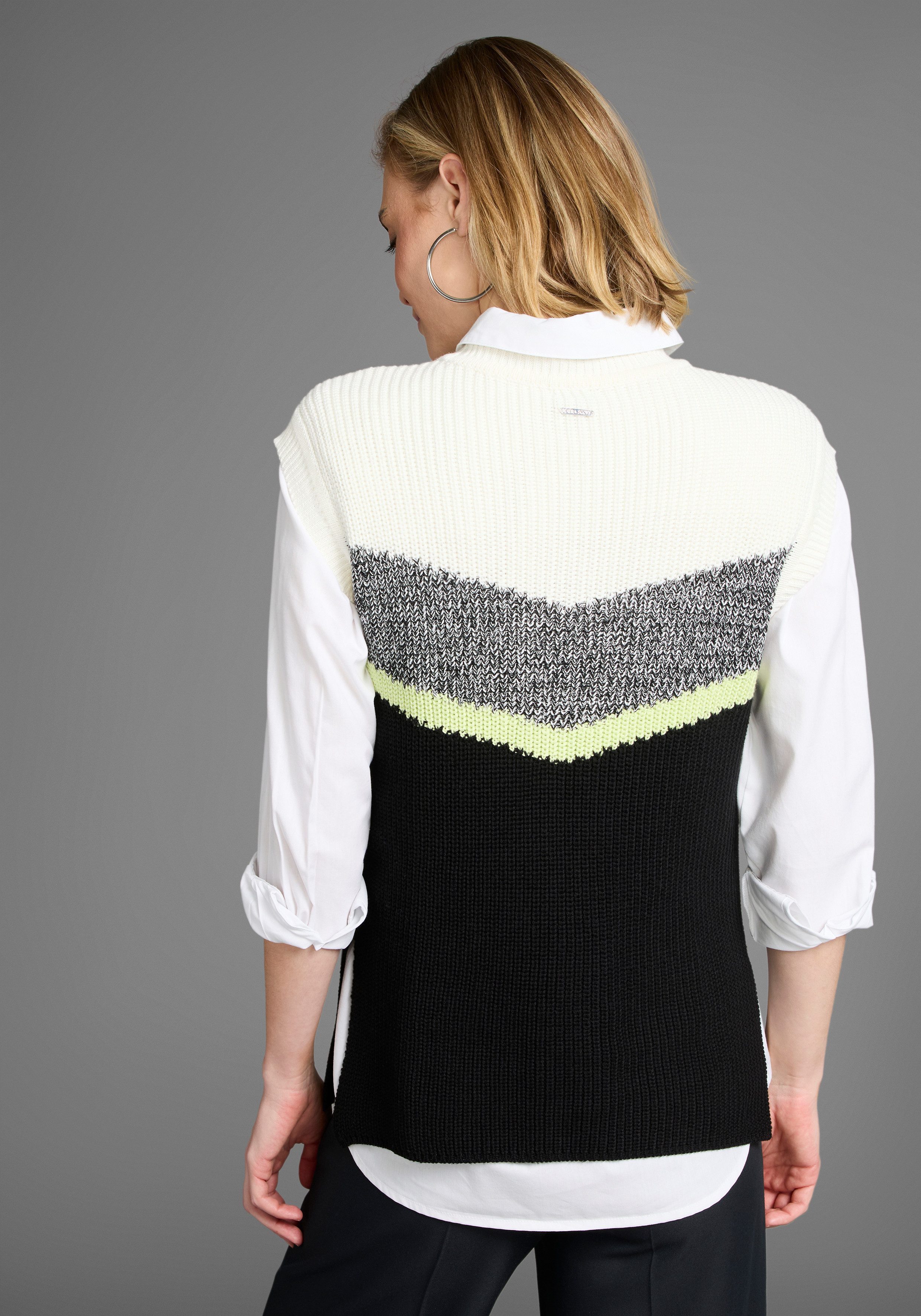 Laura Scott Pullunder mit mehrfarbigen Streifendesign günstig online kaufen