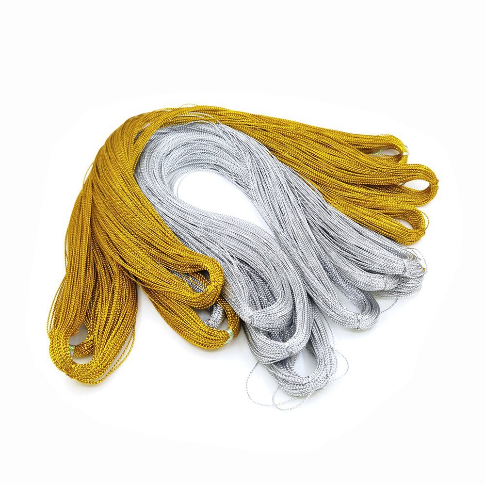 PRÄSENT Geschenkband Metallic Lace glänzend silber 40,0 mm x 20,0 m