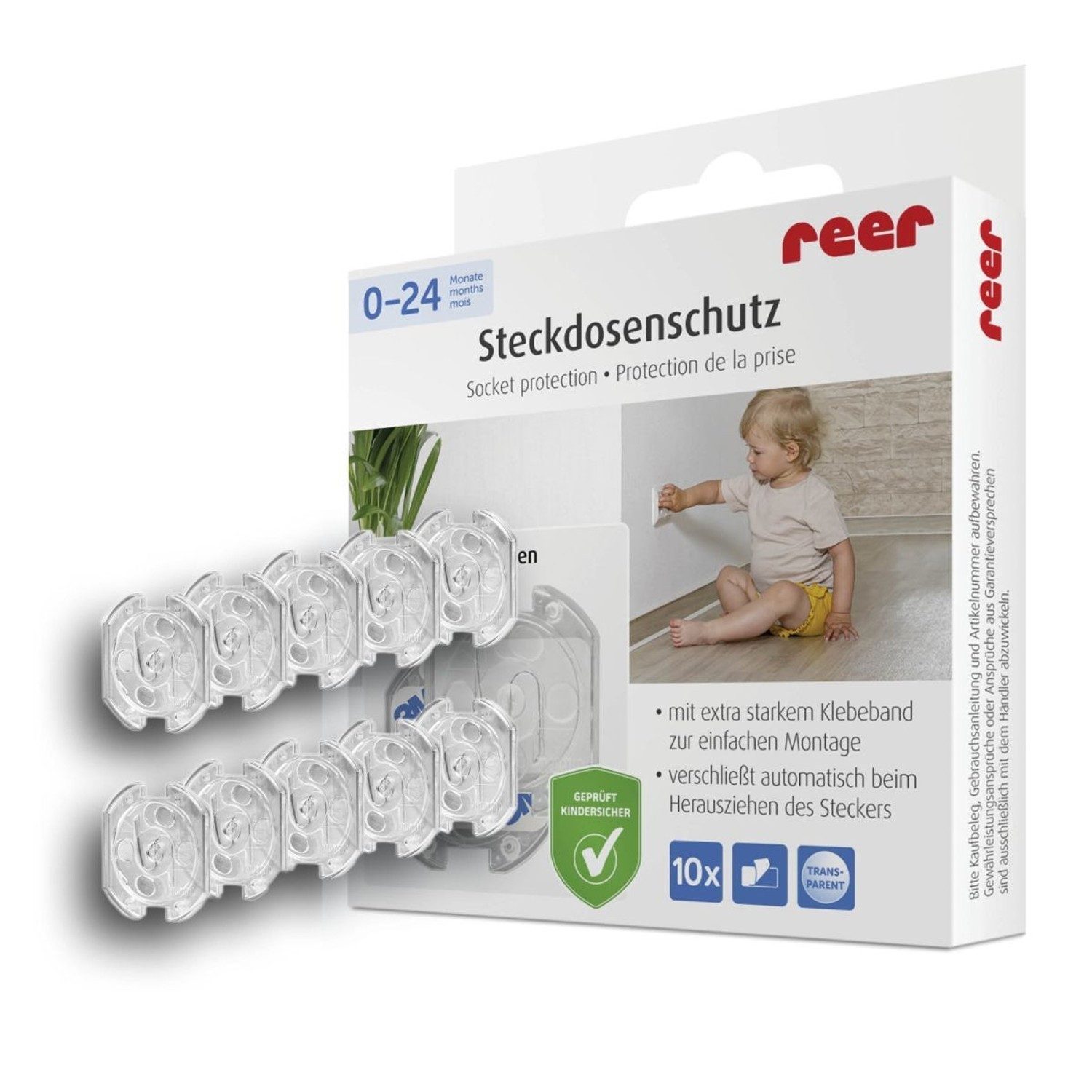 Kindersicherung transparent