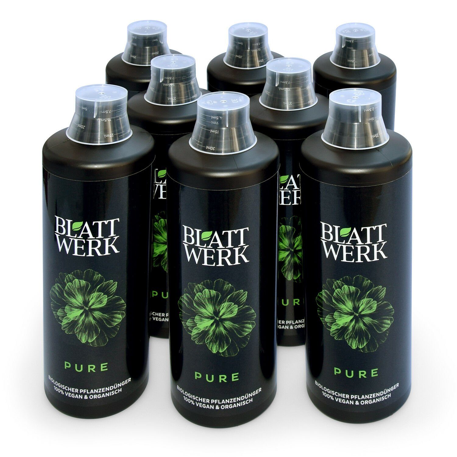 BIOFABRIK Pflanzendünger BLATTWERK Dünger, Biodünger, Universaldünger vegan, 8-St.