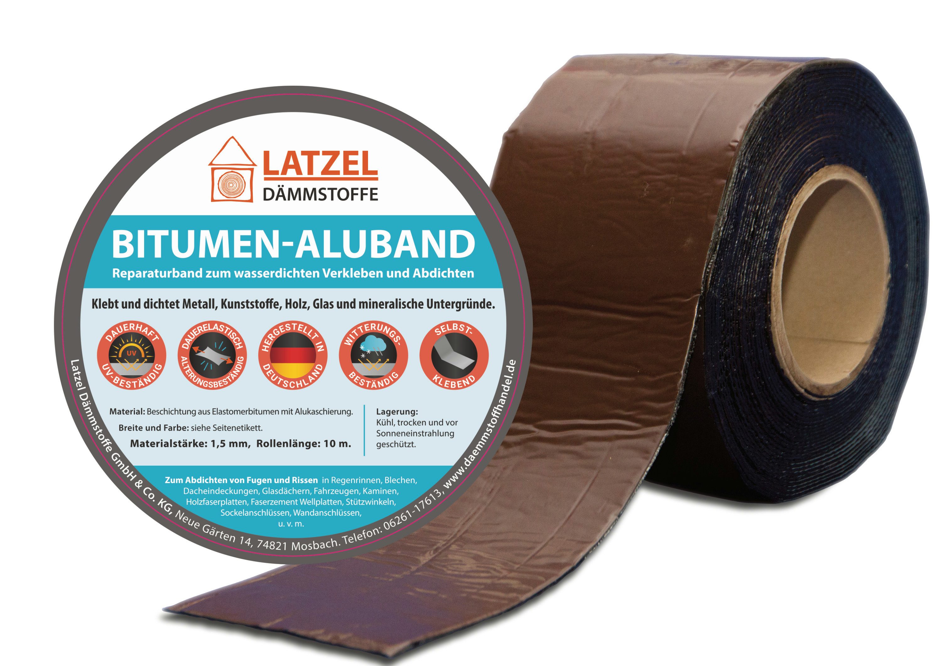 Latzel Dämmstoffe Dichtband Bitumen Aluband Dichtband günstig online kaufen