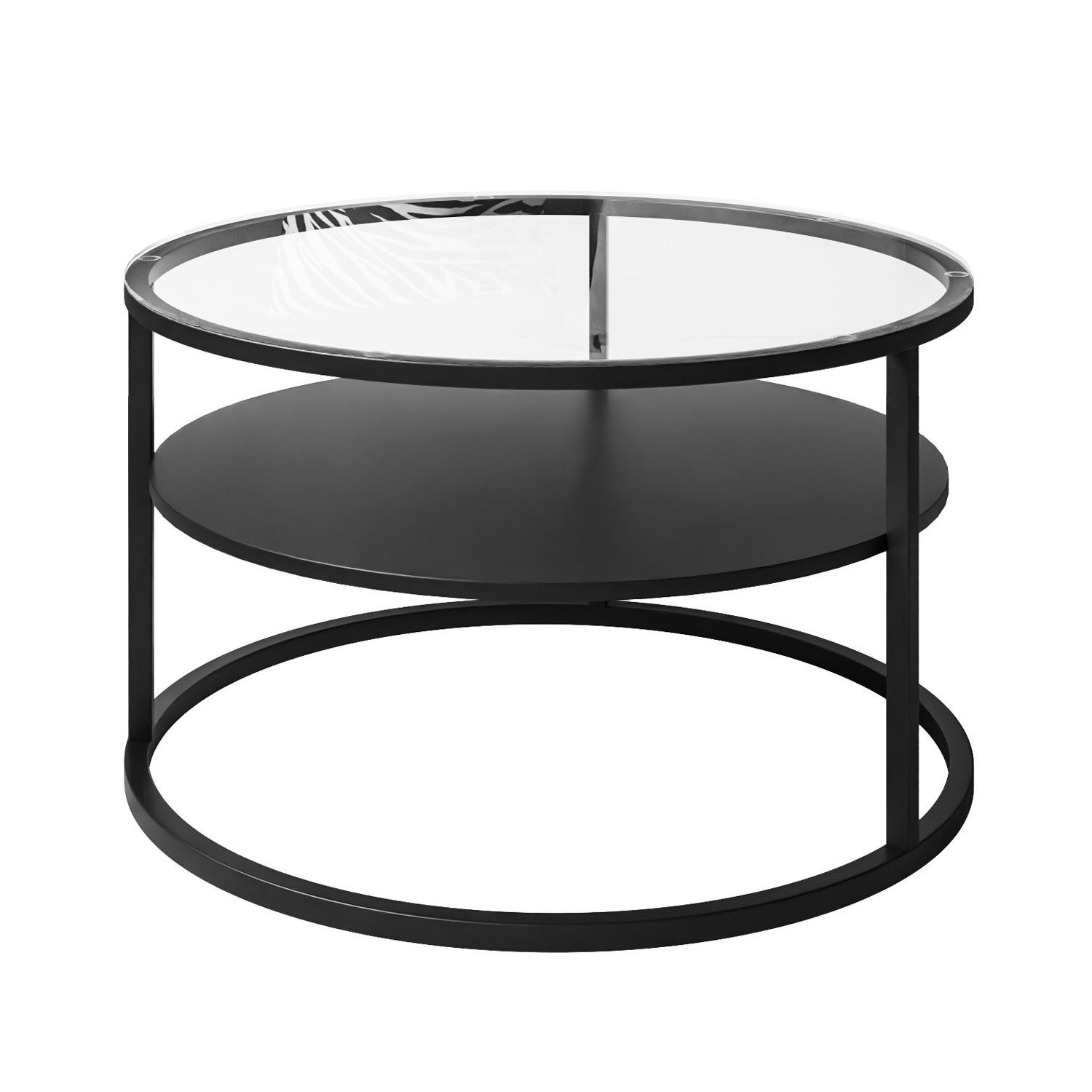 Lookway Couchtisch CIRI GLASS mit Ablage günstig online kaufen