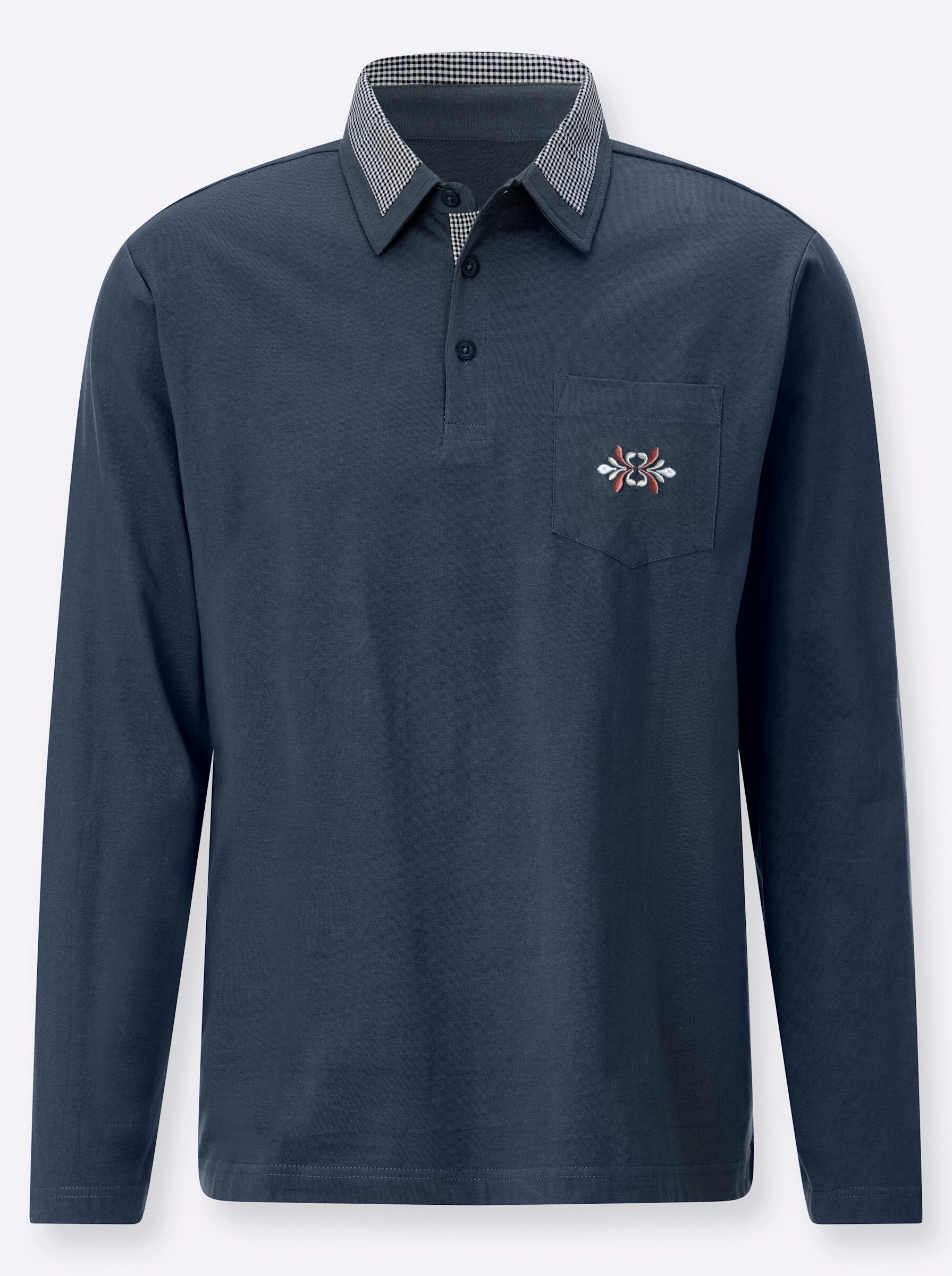 Sieh an! T-Shirt Langarm-Poloshirt Langarm