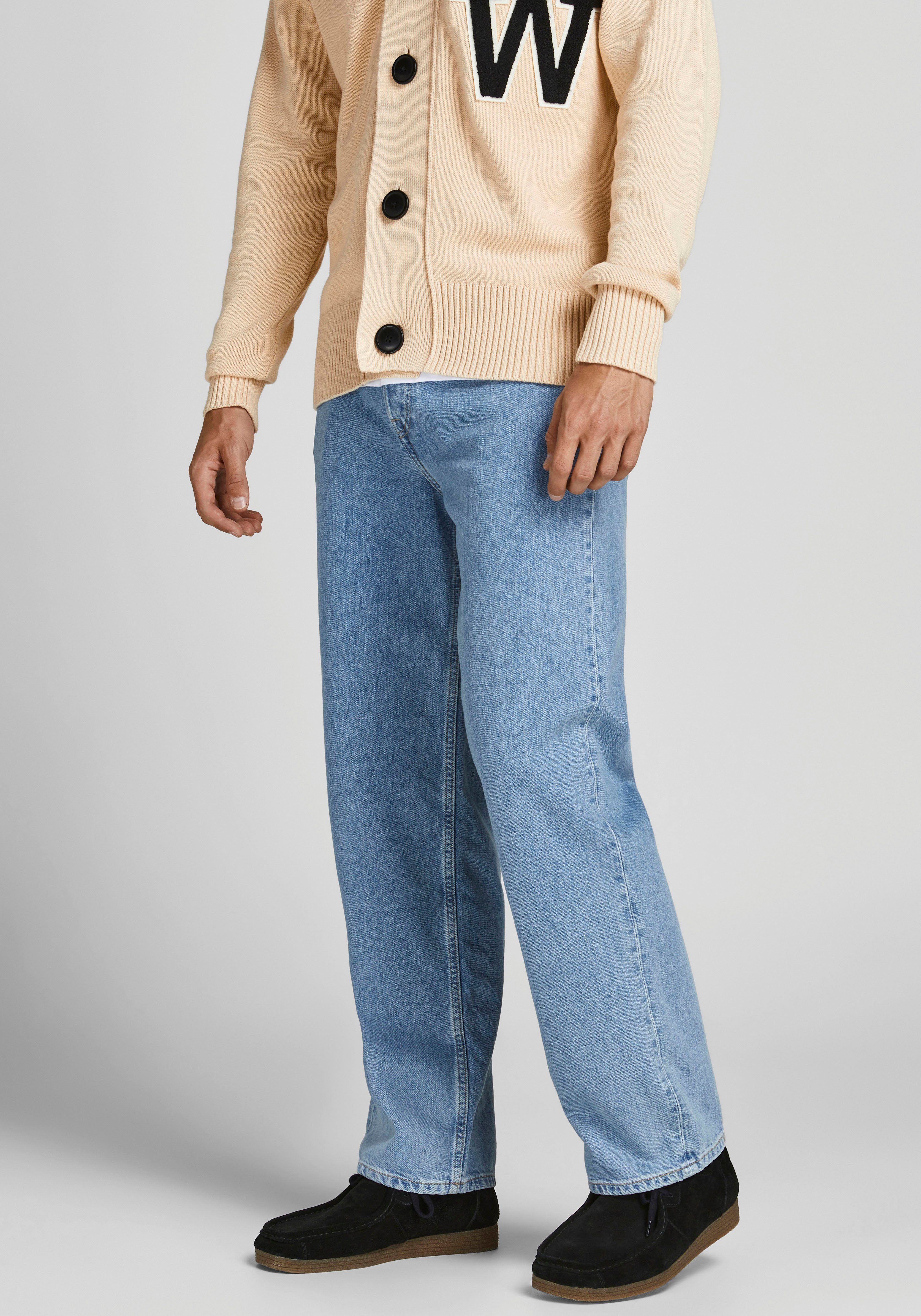 Jack & Jones Loose-fit-Jeans JJIEDDIE JJORIGINAL MF 710 light-blue-denim