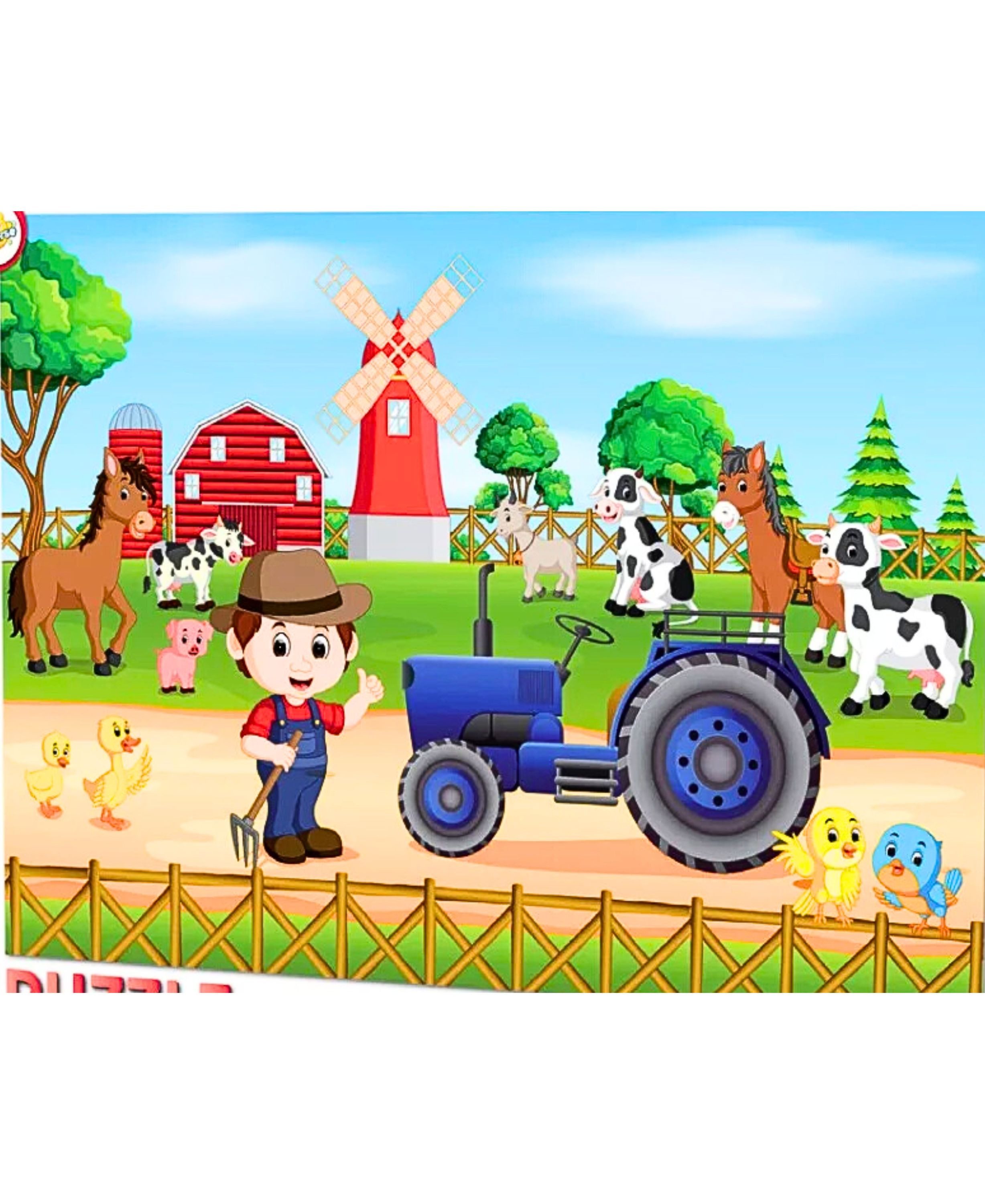 Puzzle Bauernhof, 50 Puzzleteile, Kinderpuzzle 50 Teile ab 3 Jahre günstig online kaufen