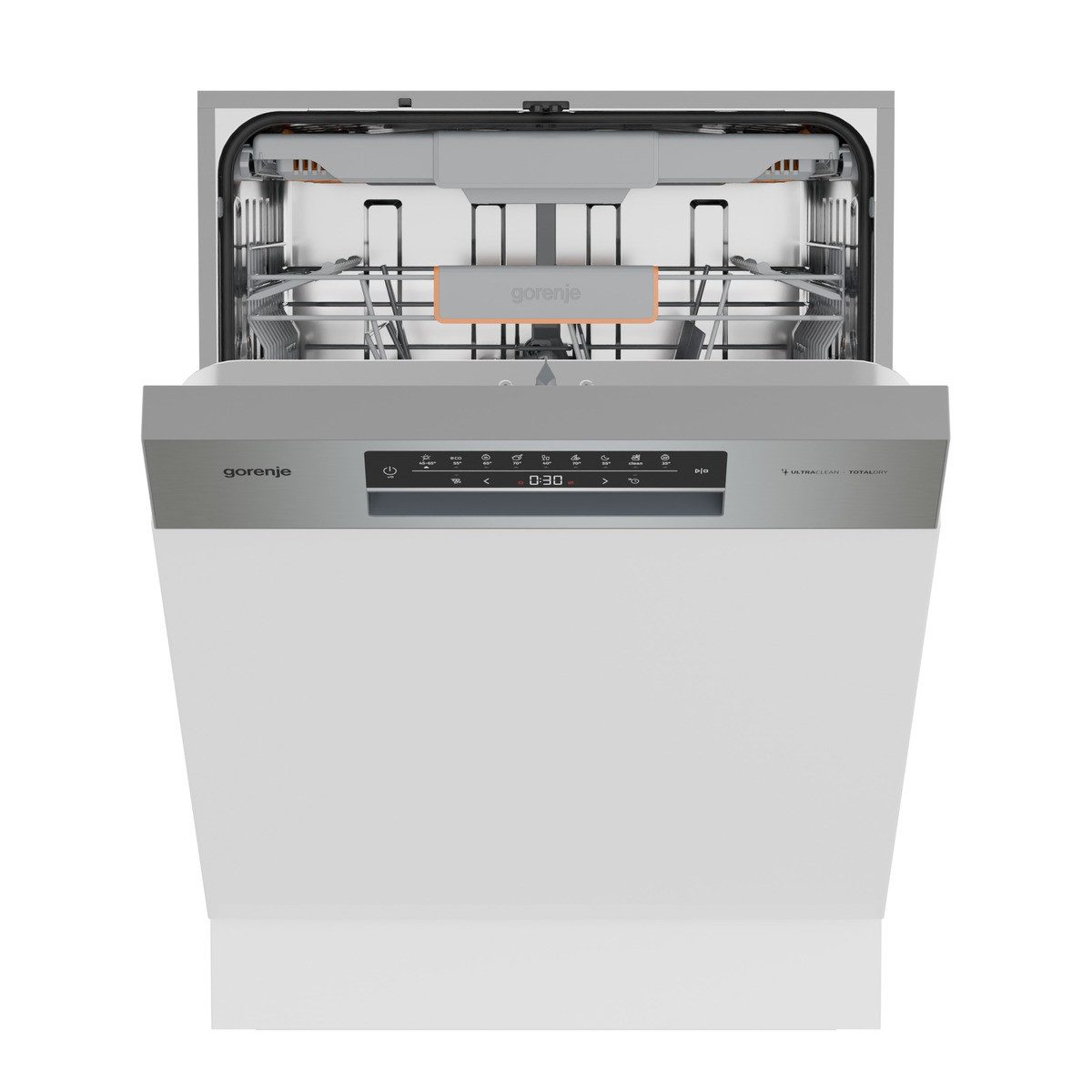 GORENJE teilintegrierbarer Geschirrspüler GI663C95X, 9,4 l, 16 Maßgedecke, 16 Maßgedecke, auto. Türöffnung, Besteckschublade