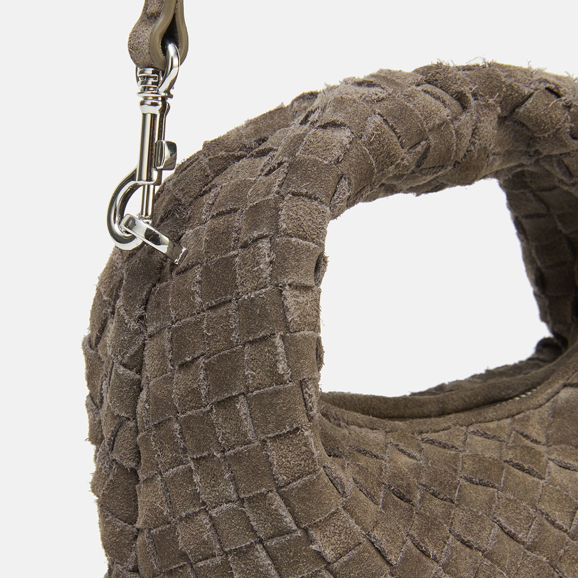 Les Visionnaires Henkeltasche Greta Micro weave, Leder