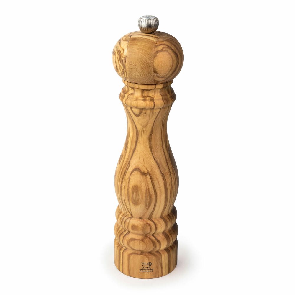 PEUGEOT Salzmühle PARIS 22cm Olivenholz Natur Stahlmahlwerk Gewürzmühl Manuell Manuell