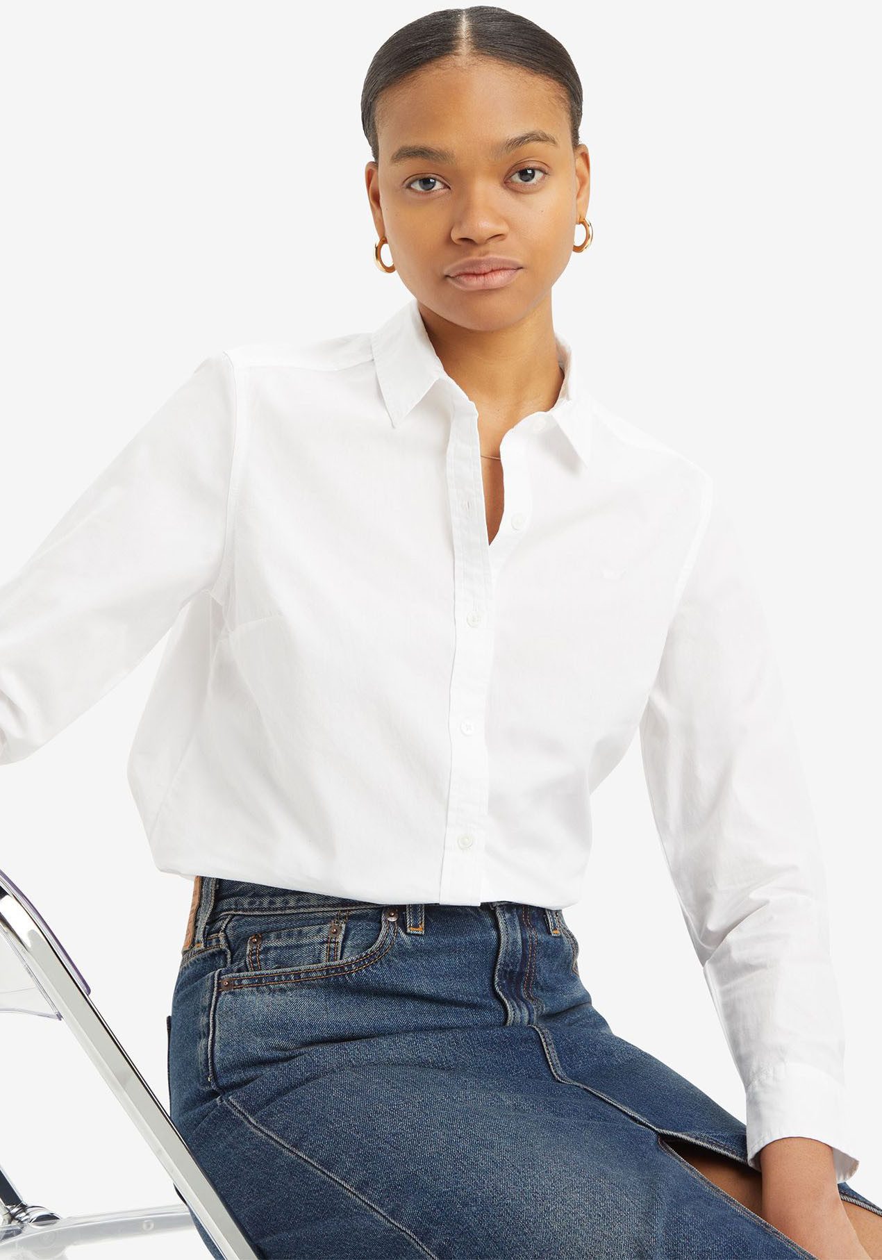 Levi's® Hemdbluse The Classic Kleine Logo-Stickerei auf der Brust